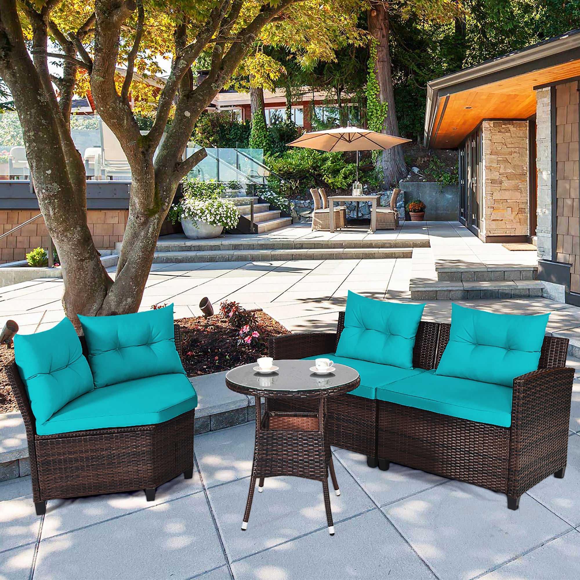 Costway HW66920TU+ Patio-Conversation-Sets - View #8