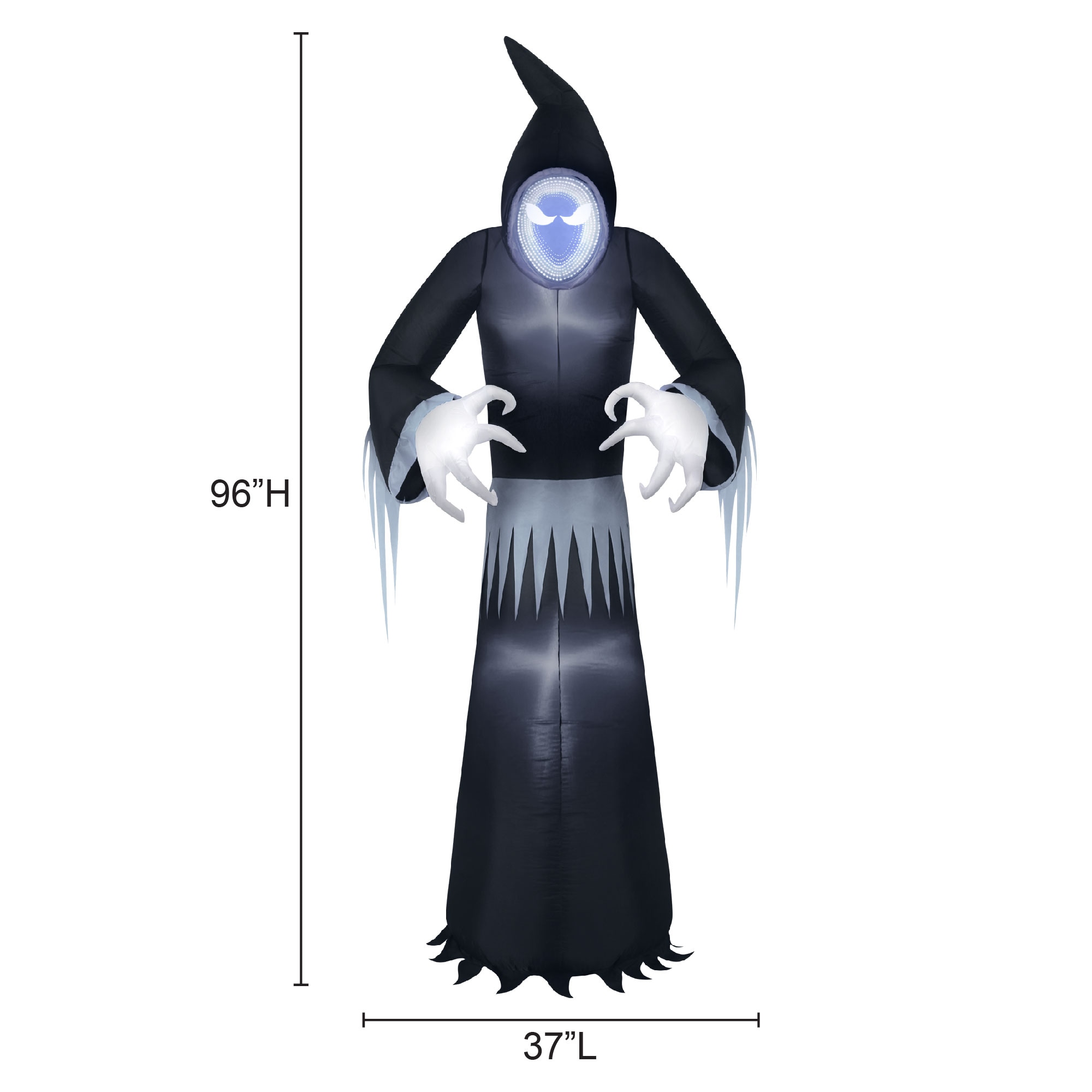 Gemmy 16ft inflatable online reaper