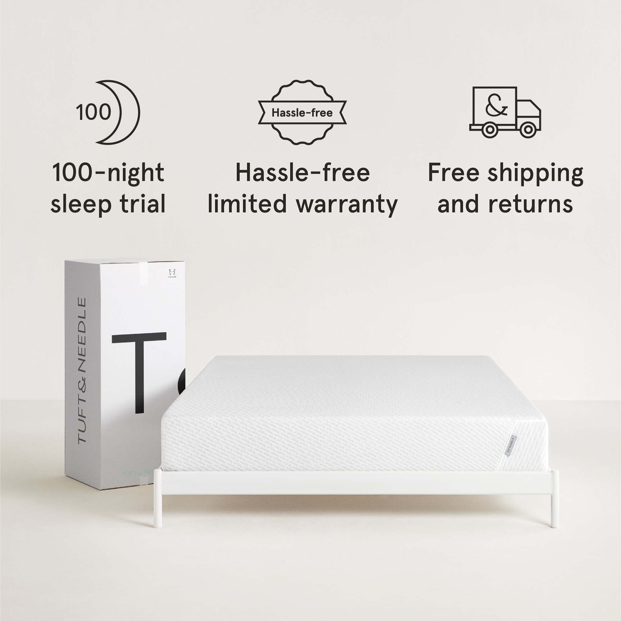 Tuft & deals needle queen mattress