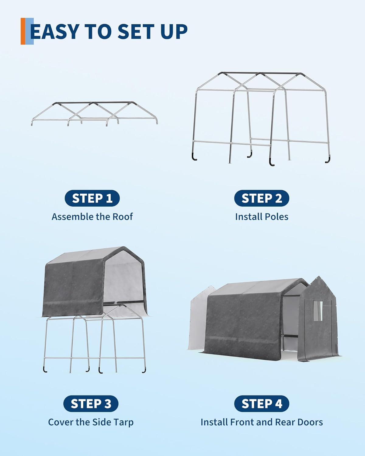 IdealHouse JOEY-51MY870OC2ID Carport-Covers - View #7