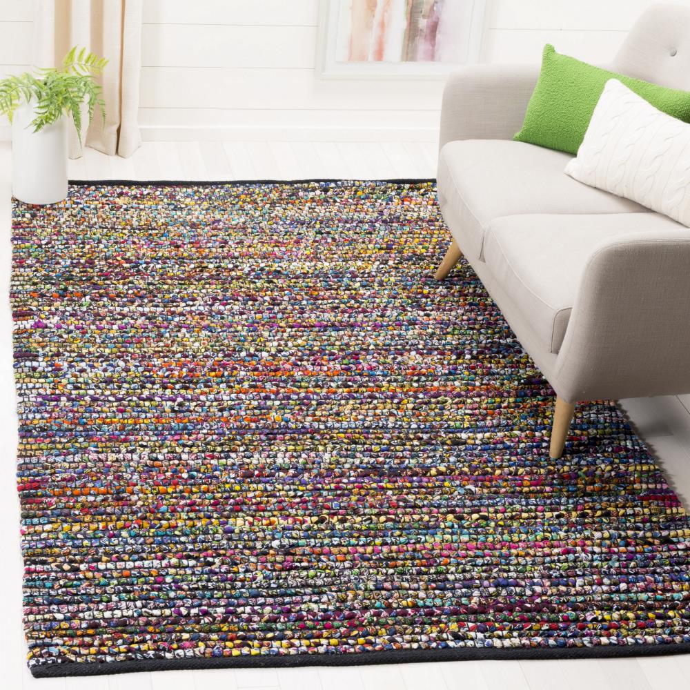 Cape Cod Multicolor Hand Woven Jute Area Rug
