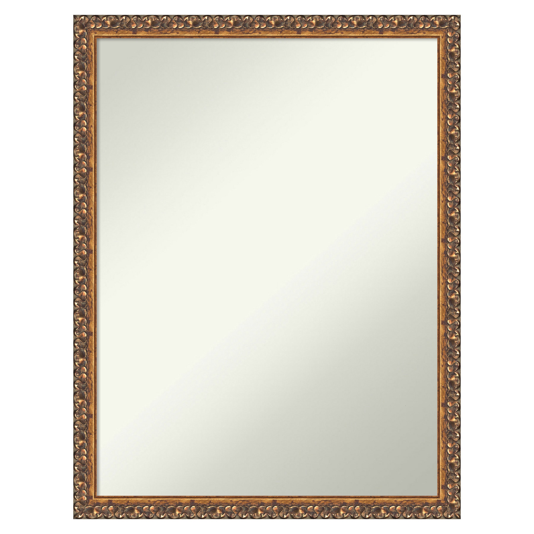 Amanti Art A17007223240 Antique Bronze Frame 20-Inches W x 26-Inches H Square Antique Bronze Framed Wall Mirror