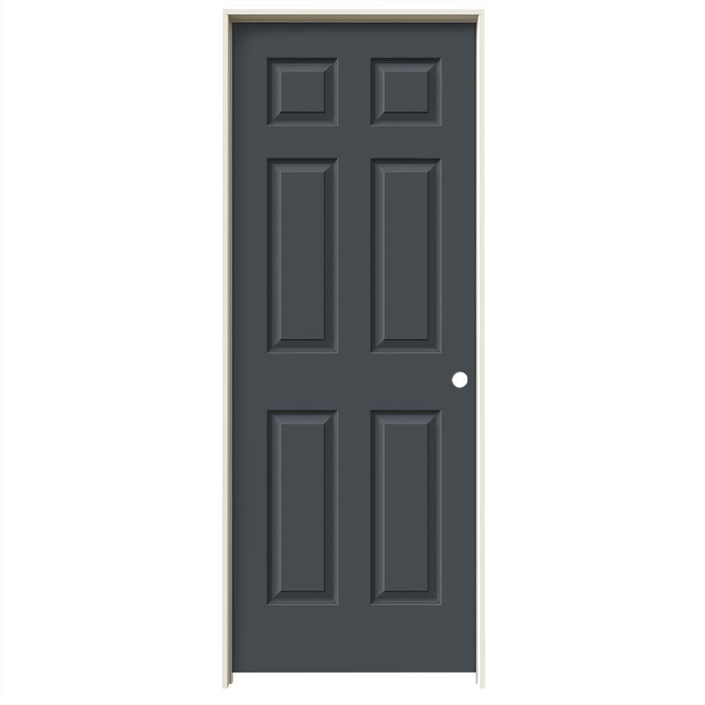 Black 6-panel Prehung Interior Doors At Lowes.com