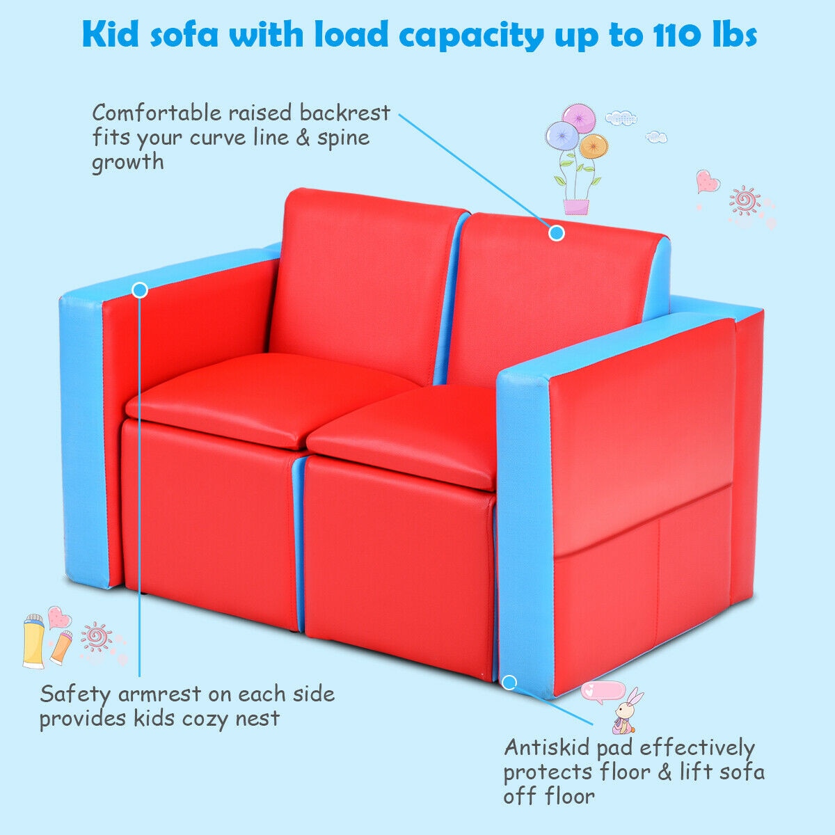 Sumyeg WF-HW58620RE-LA Sofas-Loveseats - View #7