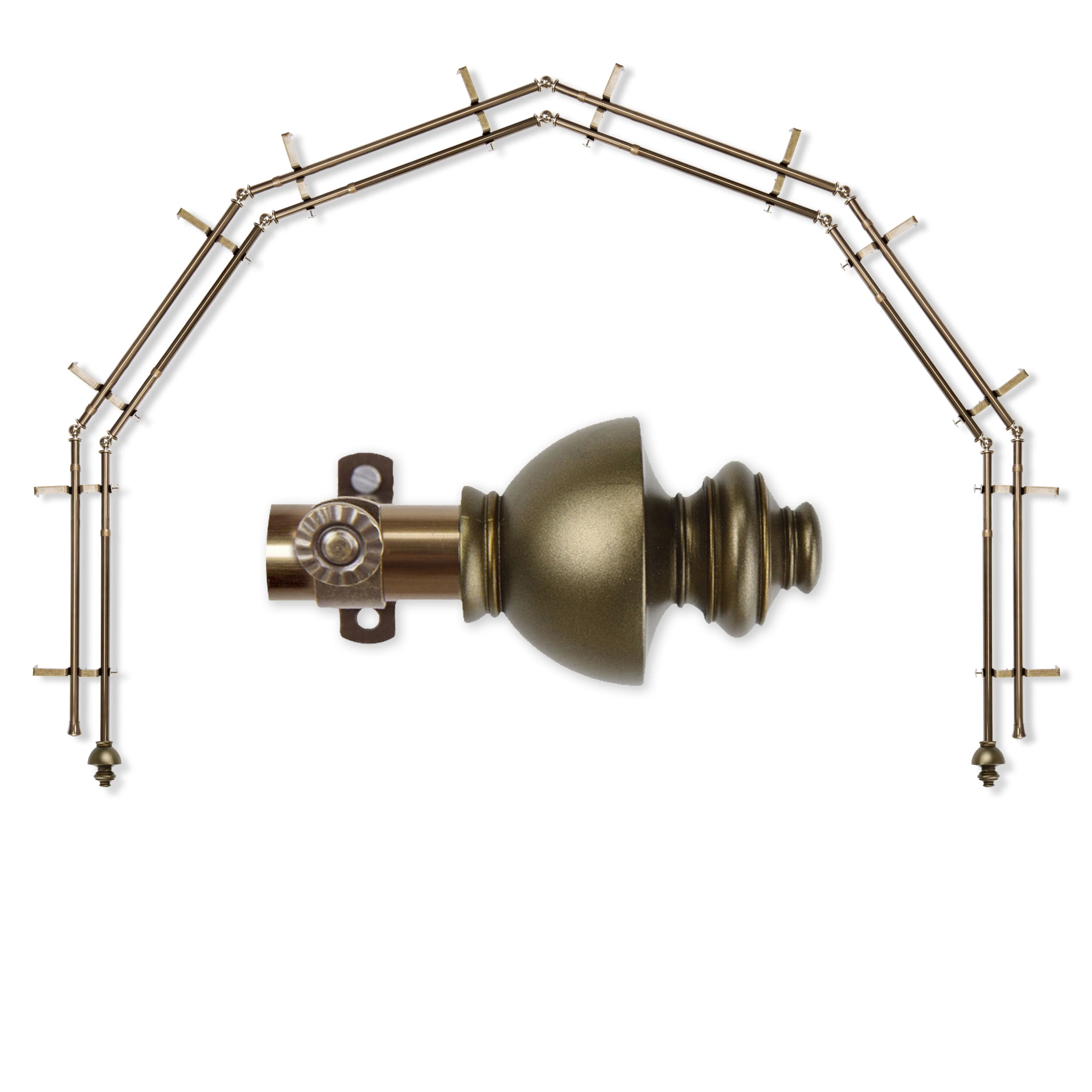 Hart & Harlow L-6BAY-04-4D Curtain-Rods - View #2