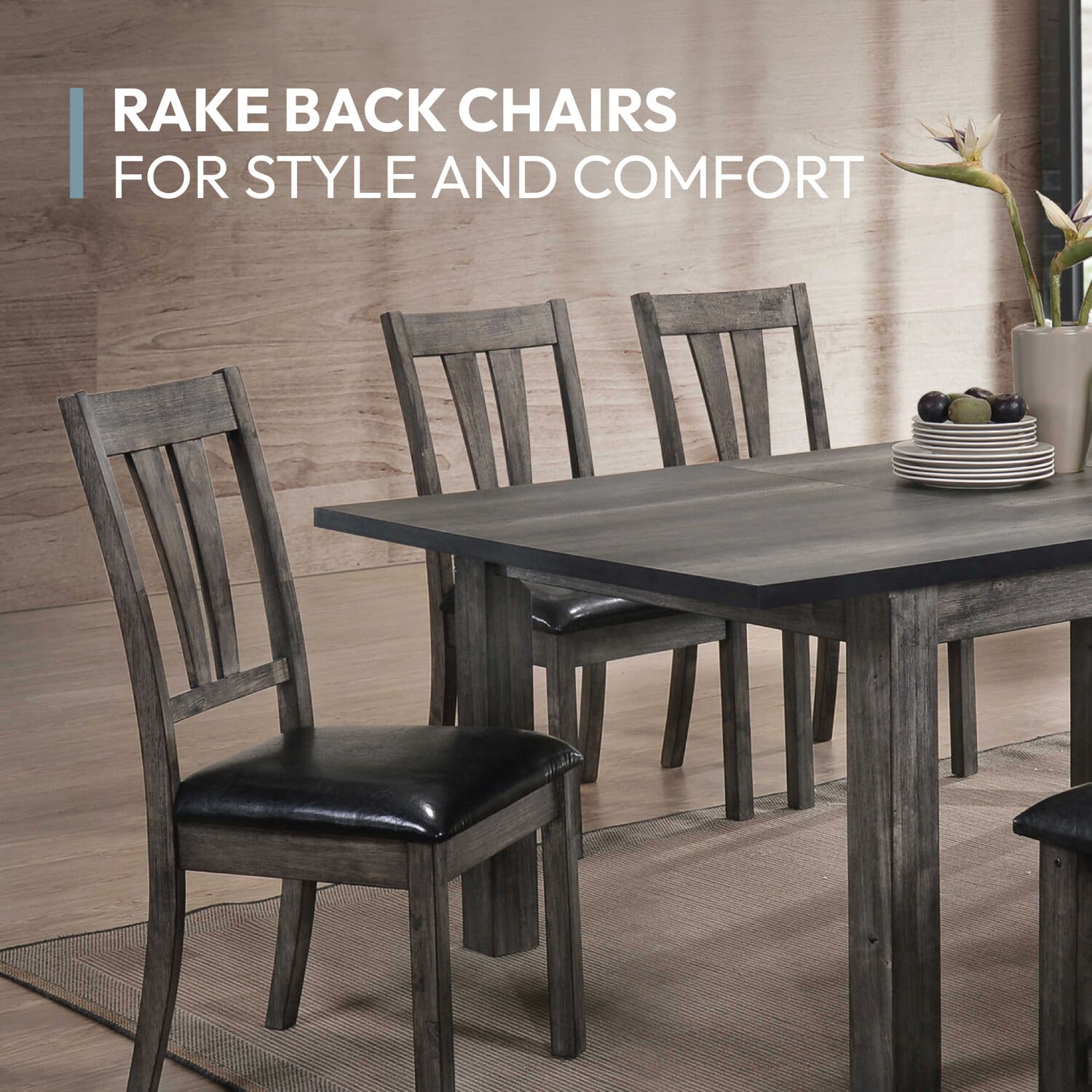 Hanover HDR006-6PU-WG Dining-Sets - View #6