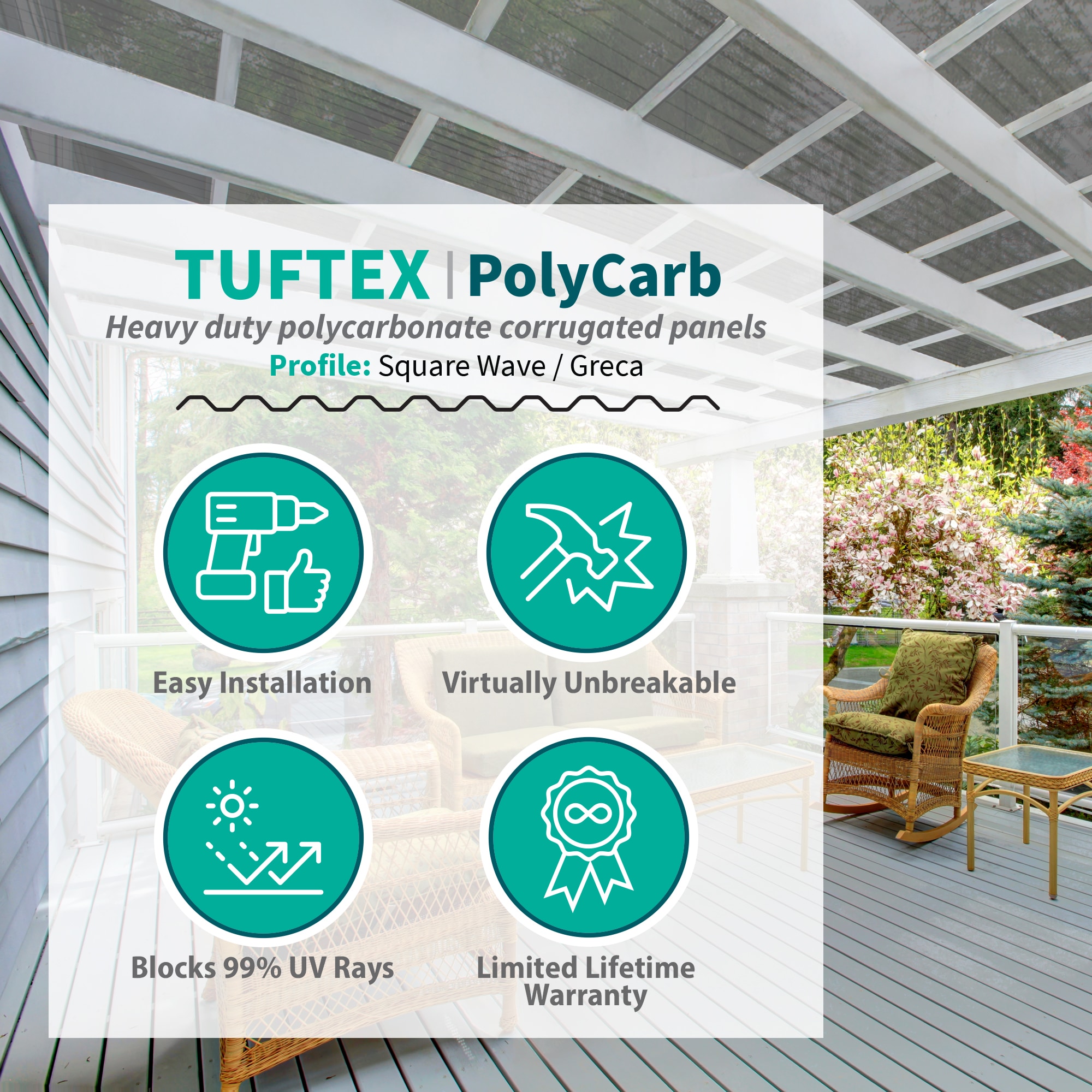 Tuftex 197561 Roof-Panels - View #2