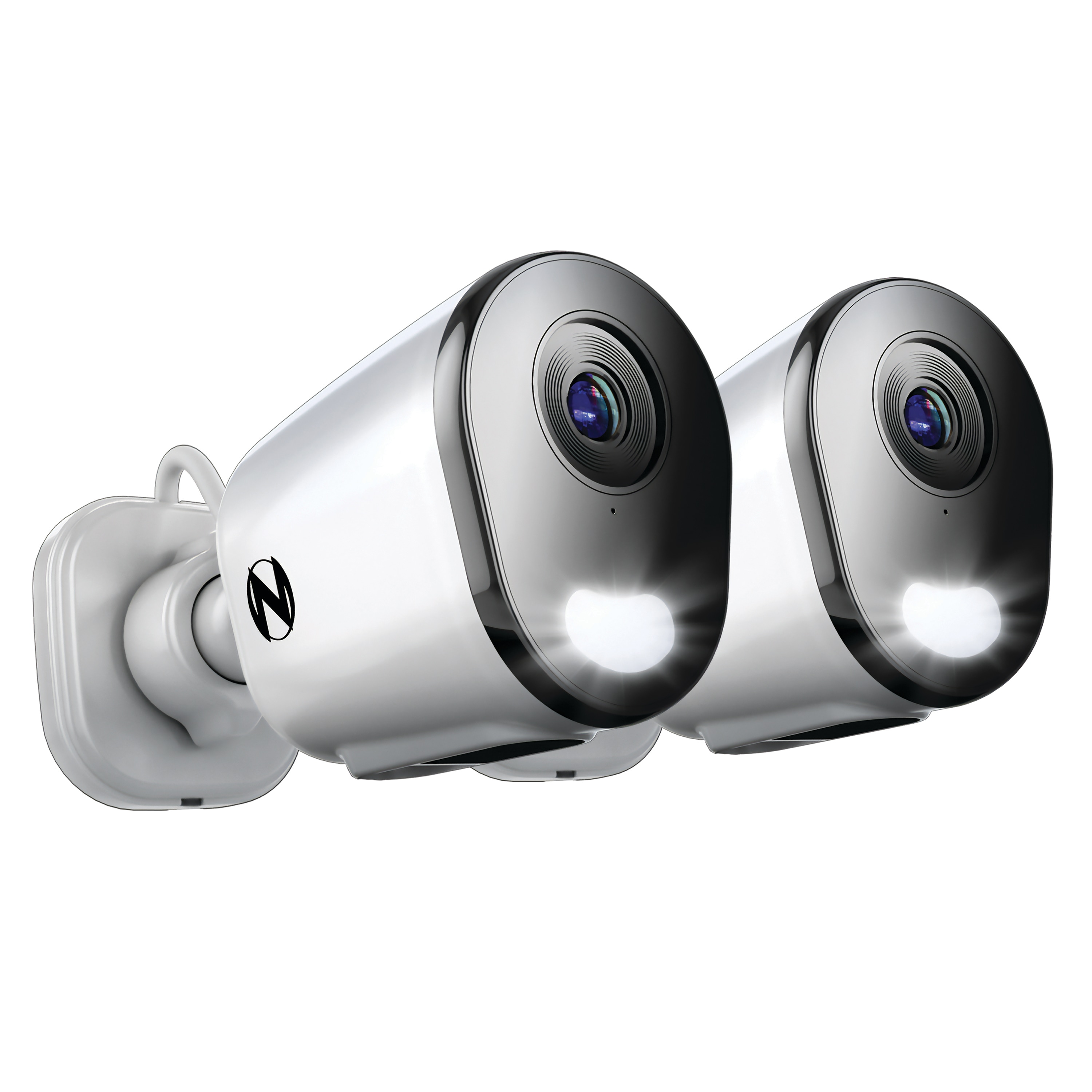 Night Owl FWIP8 Indoor/Outdoor 2-Camera Hardwired Spotlight Micro Sd Security Camera System CAM-2PK-FWIP8L Sansujyuku sansujyuku.com