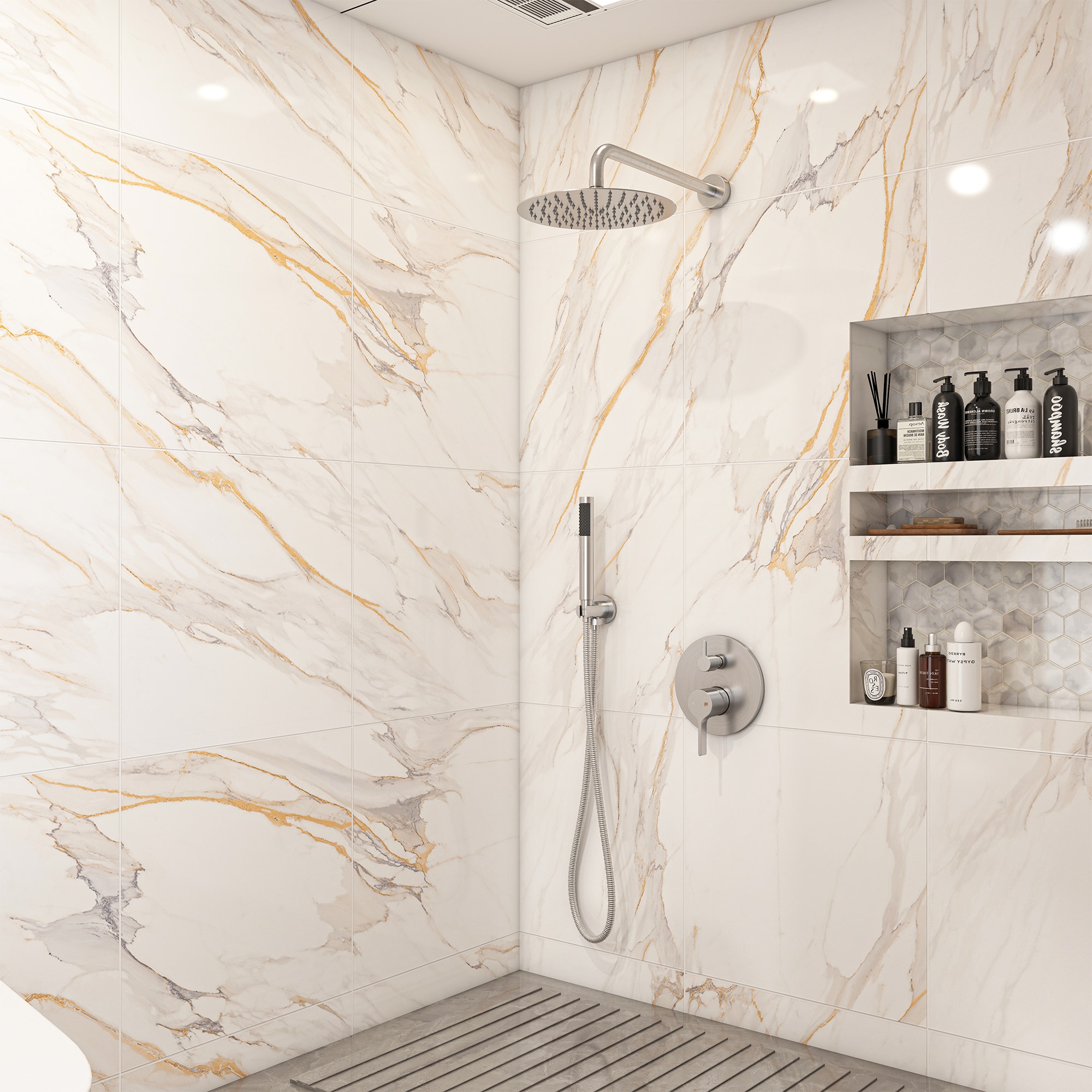 Clihome CL-026SS-SL Showerhead-Bar-Panels - View #2