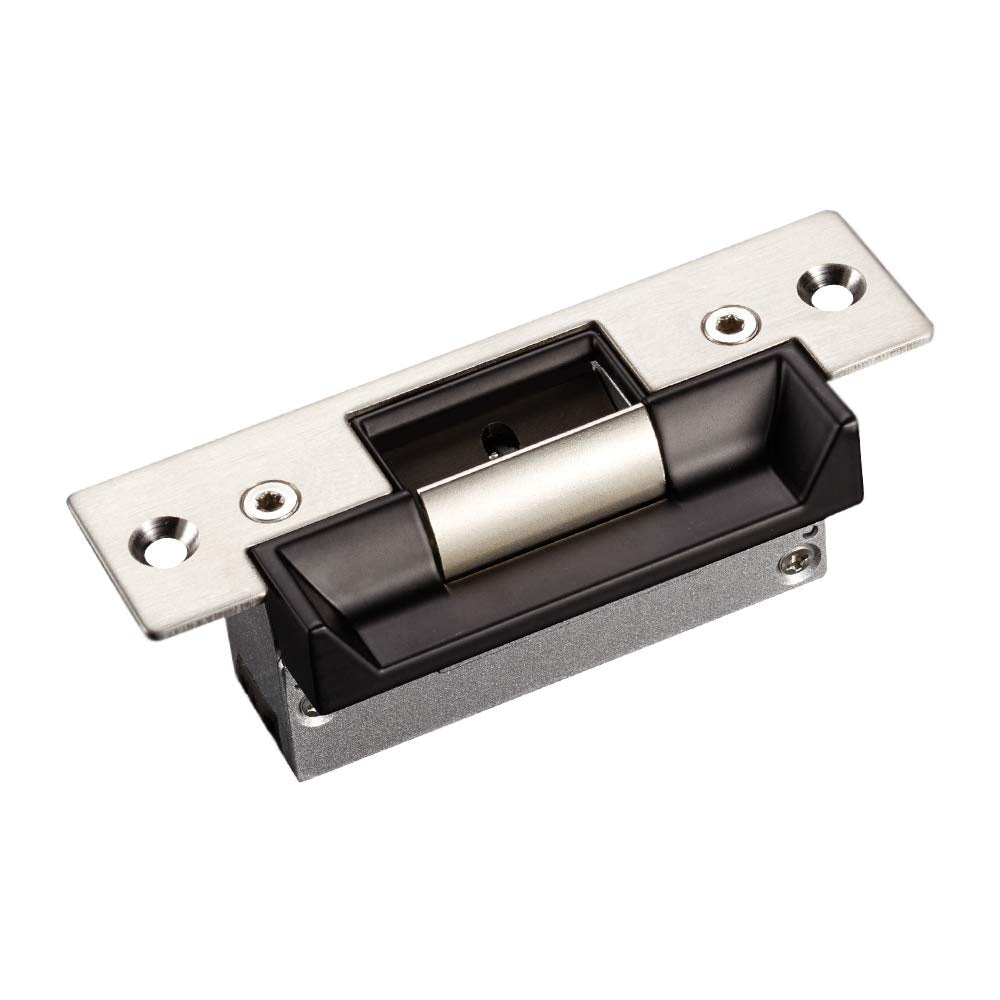 DYRCJ  Heavy Duty Electric Strike Lock Failure Secure ANSI Standard with 2200 Pounds Holding Force for Wooden Metal PVC Doors DC12V Stainless