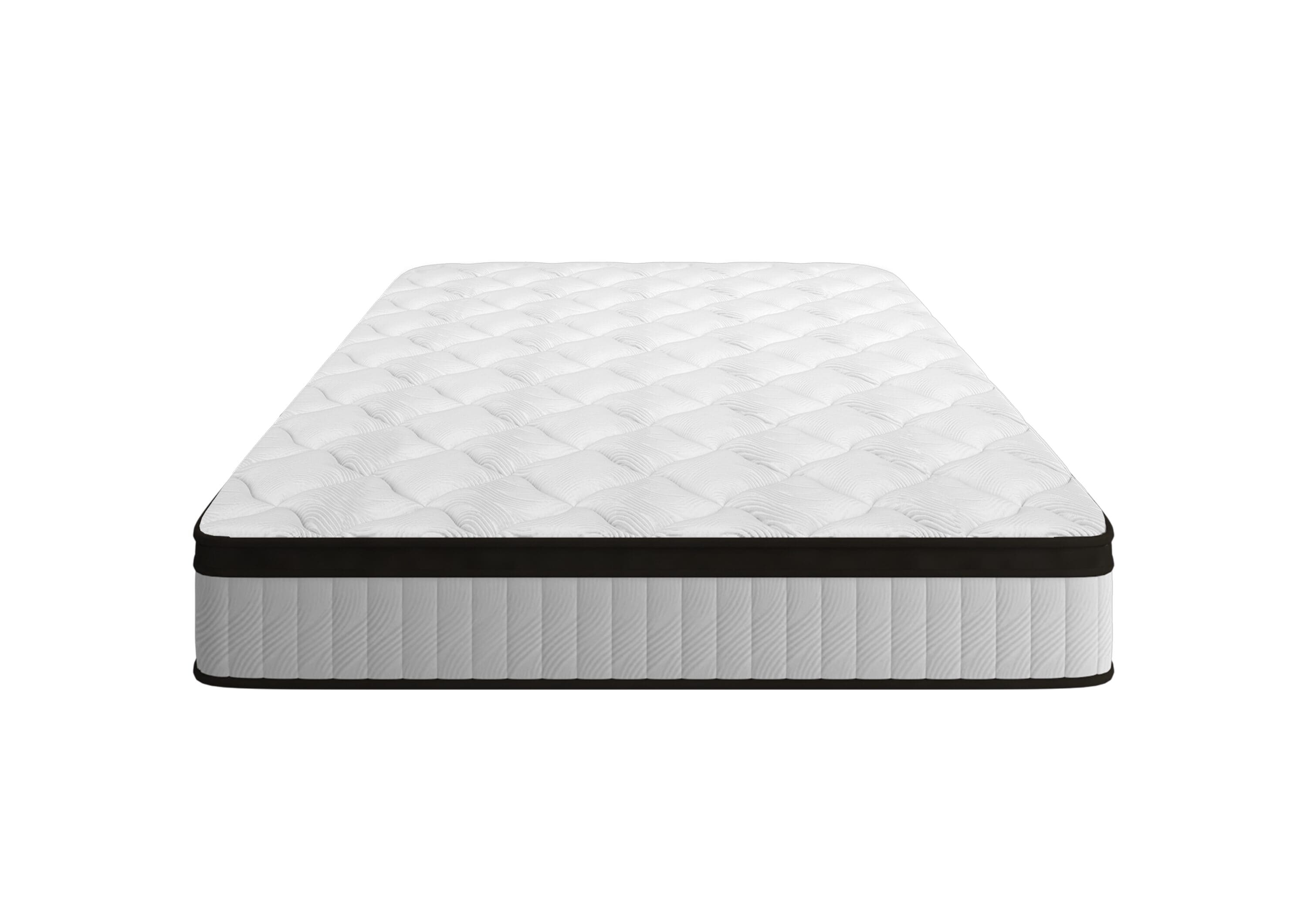 VOUA SAF-HEC3JY-BR 12-in Medium California King Hybrid Memory Foam/Coil Blend Mattress in a Box