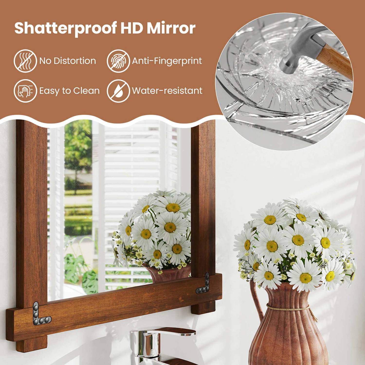 Costway CSHY003884 Decor-Mirrors - View #8