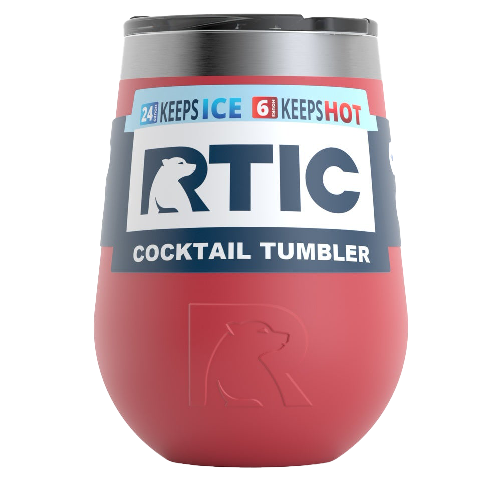 RTIC Outdoors Cocktail Tumbler 12-fl oz Stainless Steel Insulated Wine Tumbler in Red | 19332