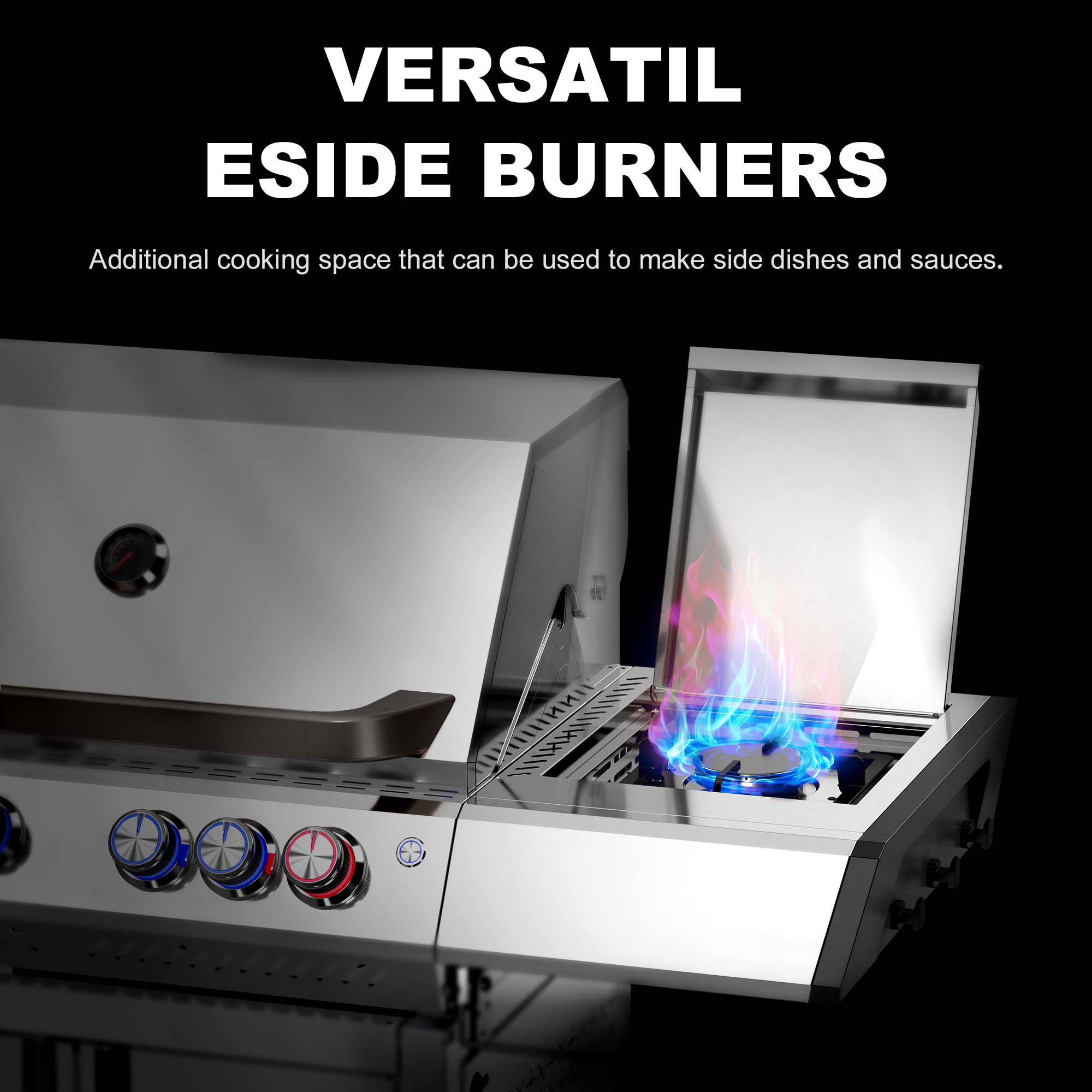 R.W.FLAME JD-4E Gas-Grill - View #6
