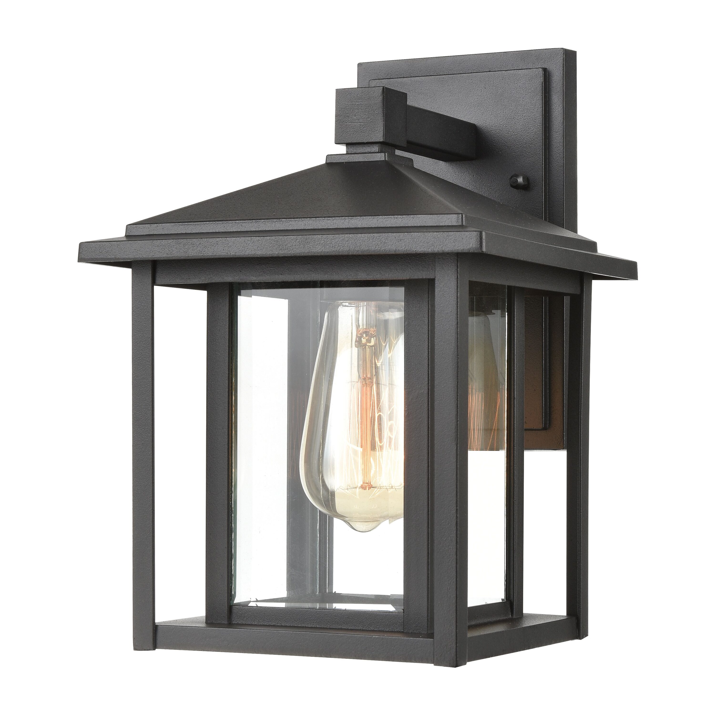 Westmore by ELK Lighting LW-2023260600421 Chestnut 1 -Light 11-in H Black Hardwired Outdoor Wall Light
