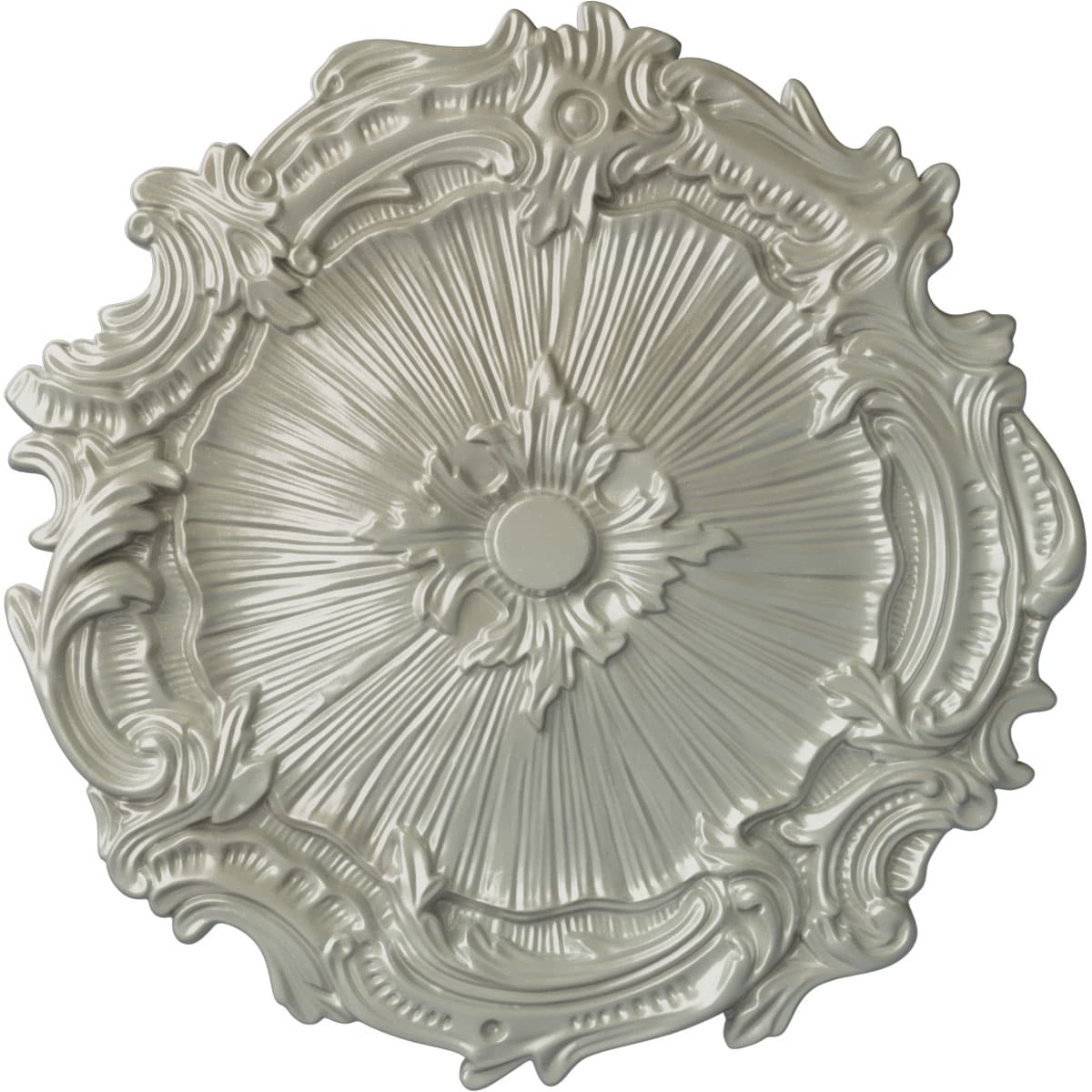 Ekena Millwork CM16PLFCS Plymouth 16.75-in W x 16.75-in L Painted Flash Copper Polyurethane Split Ceiling Medallion