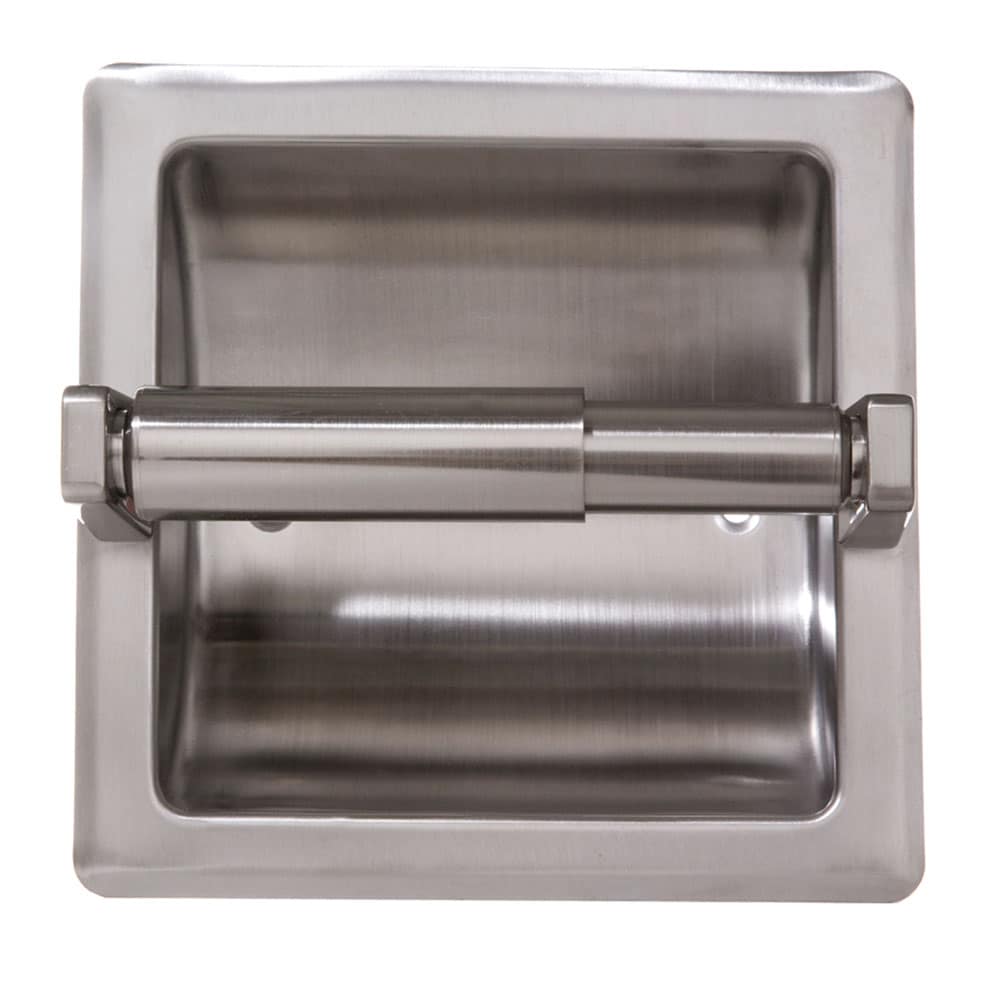 304 Stainless Steel Recessed Toilet Paper Holder (brushed Nickel