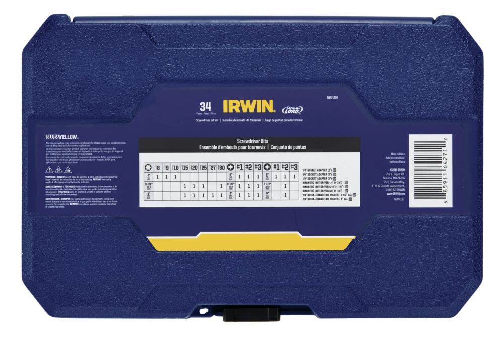 IRWIN IWAF1234 screwdrivingbits - View #2