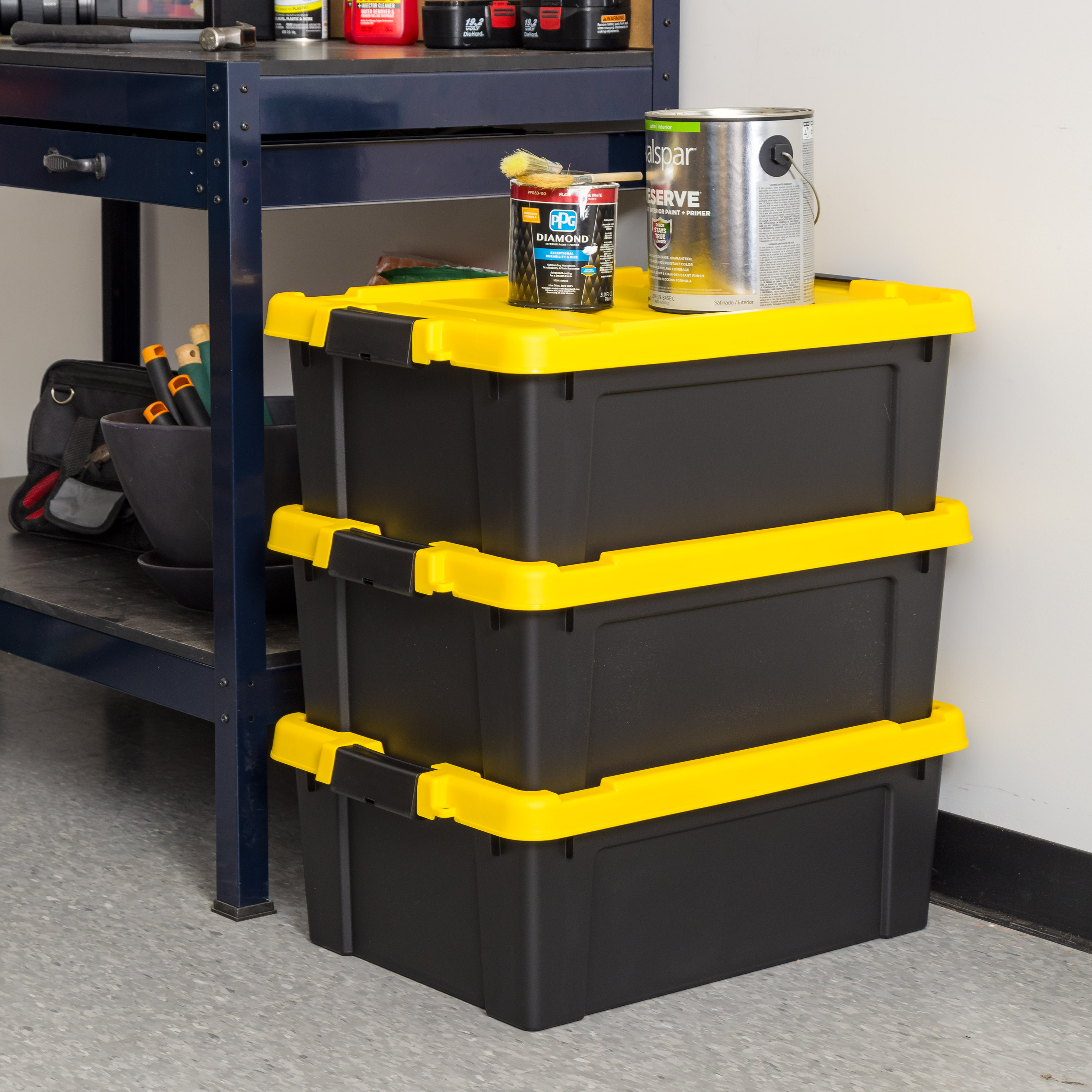 IRIS 540015 Plastic-Storage-Totes - View #6