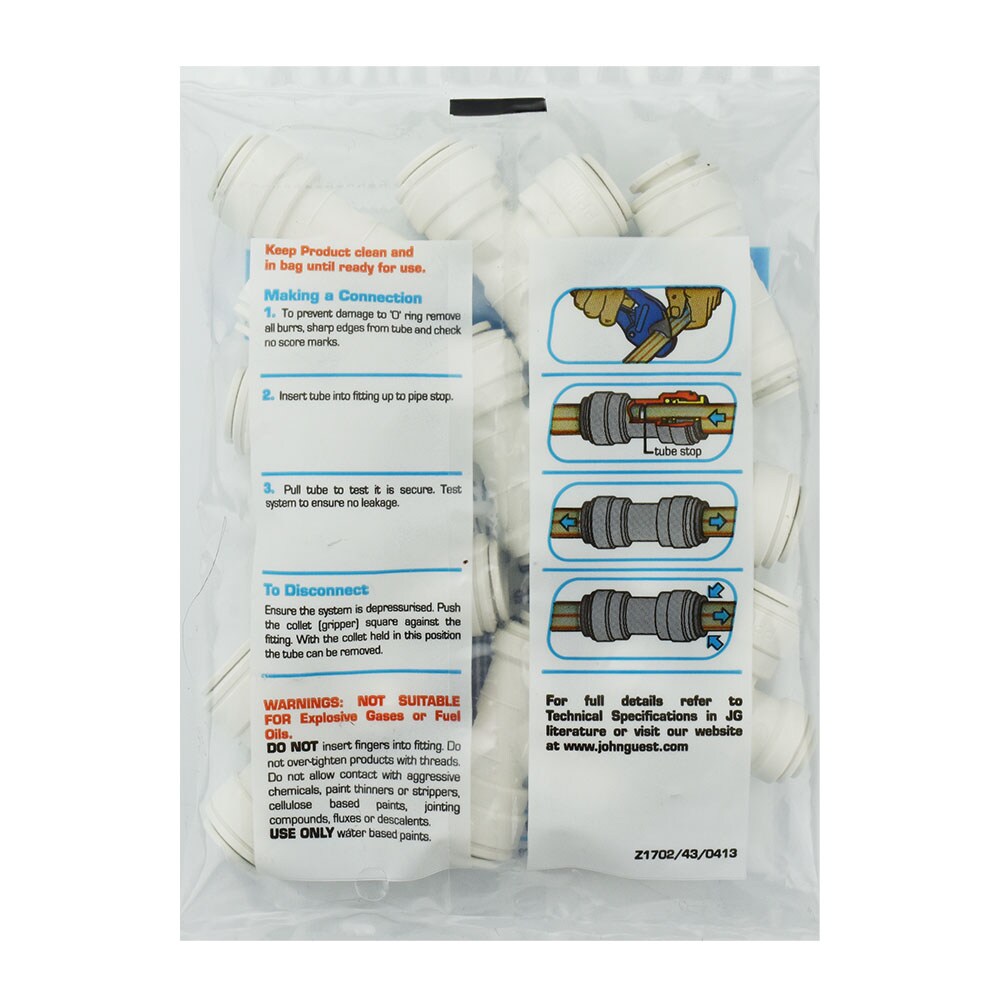 John Guest PP30120812W Push-Fittings - View #2