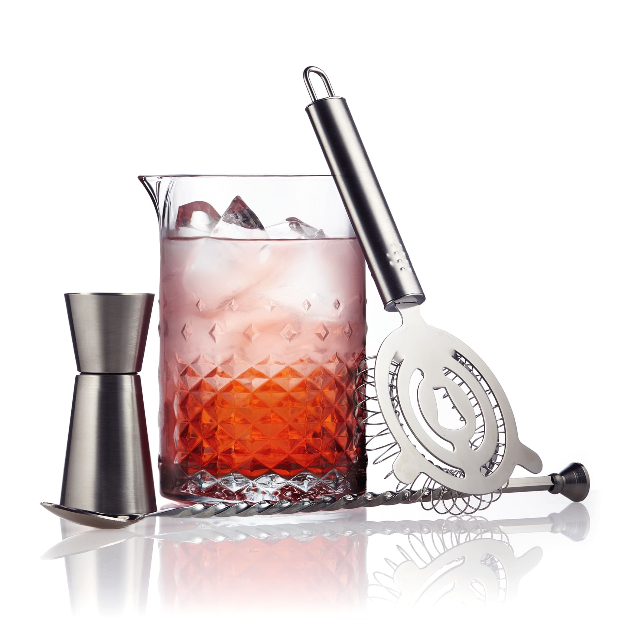 Libbey L17323 Classic Cocktail Carats 4 Piece Bar Mixing Set