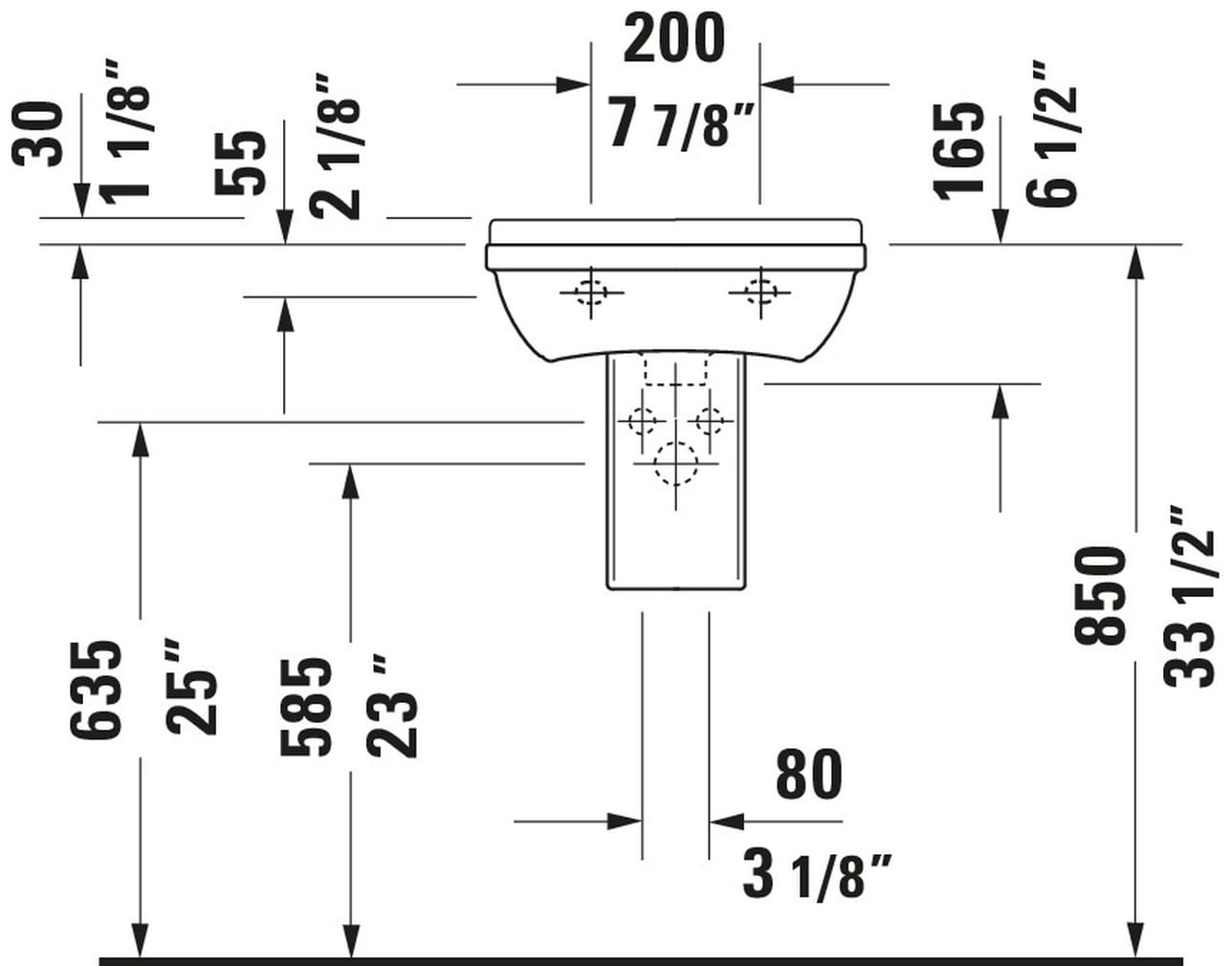 Duravit 0750450000 Bath-Sink - View #5