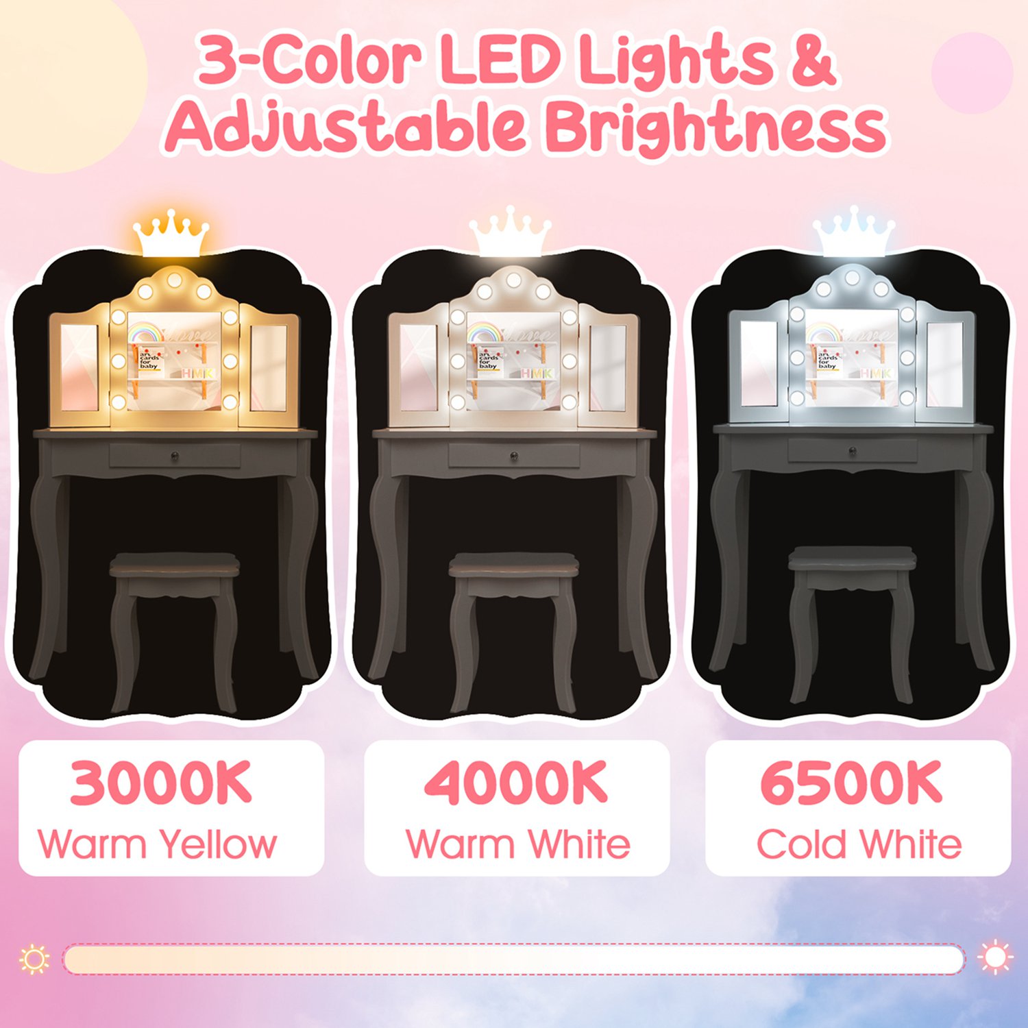 Costway CSHY000079 Bedroom-Vanities - View #10