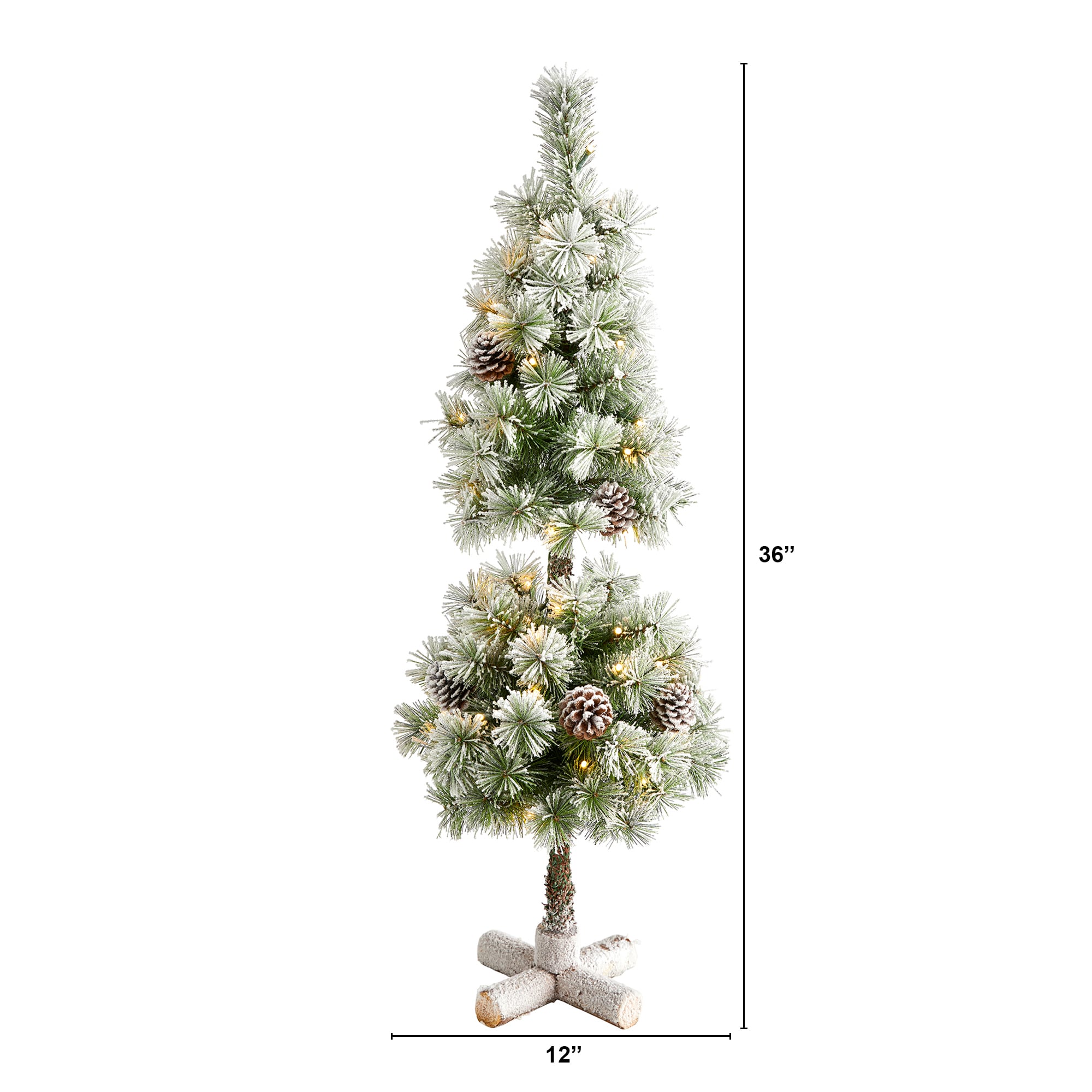 Nearly Natural T1987 Artificial-Christmas-Trees - View #3