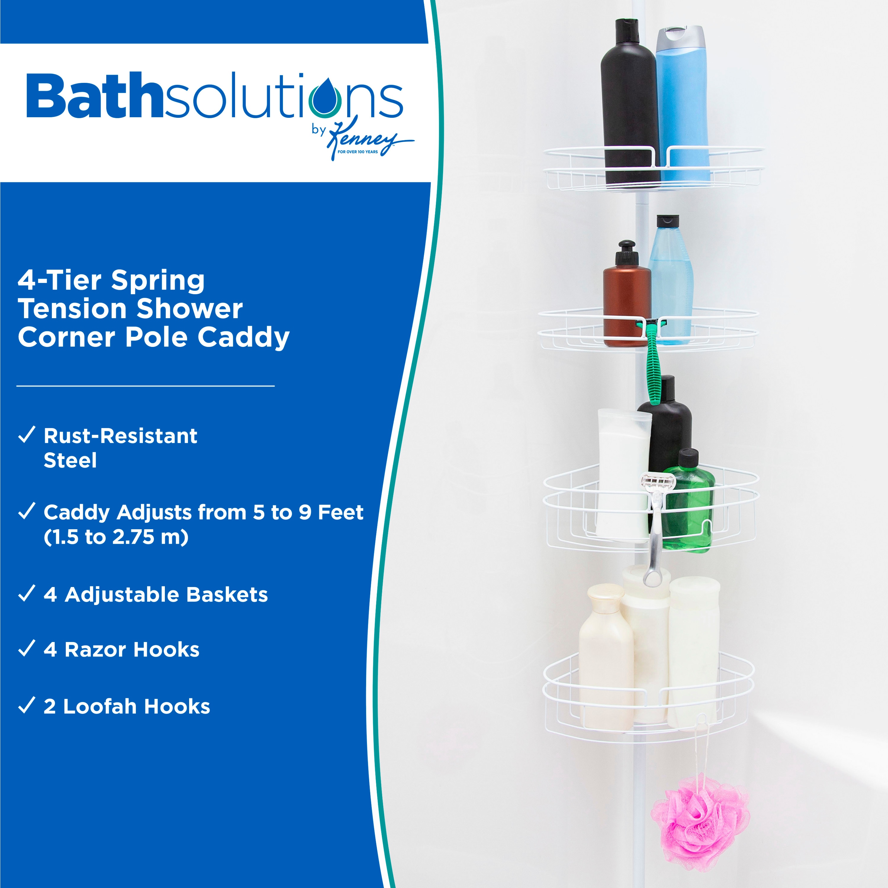 Kenney KN61523 Hanging-Shower-Caddies - View #2