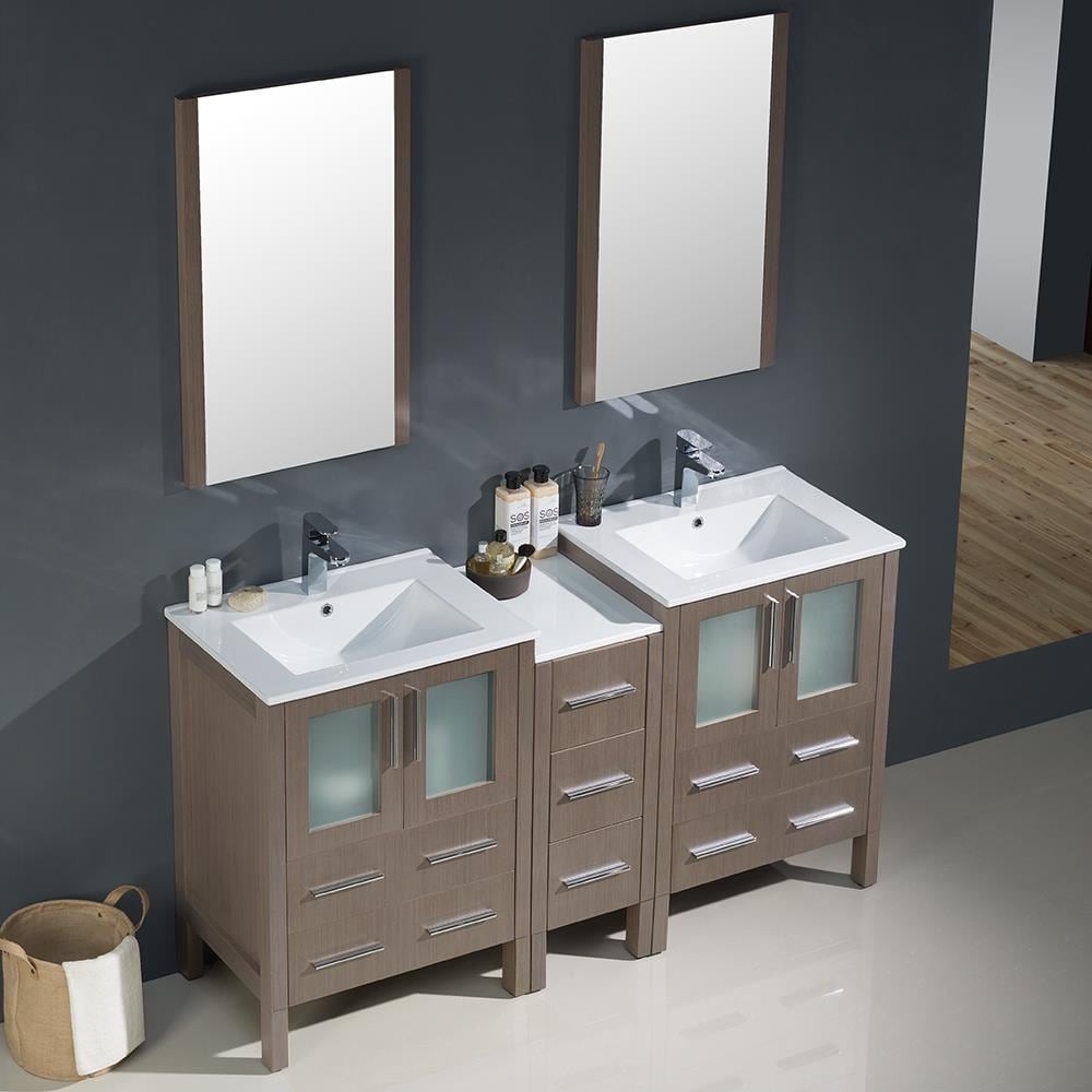 Fresca FVN62-241224GO-UNS Bath-Vanity-Combo - View #2