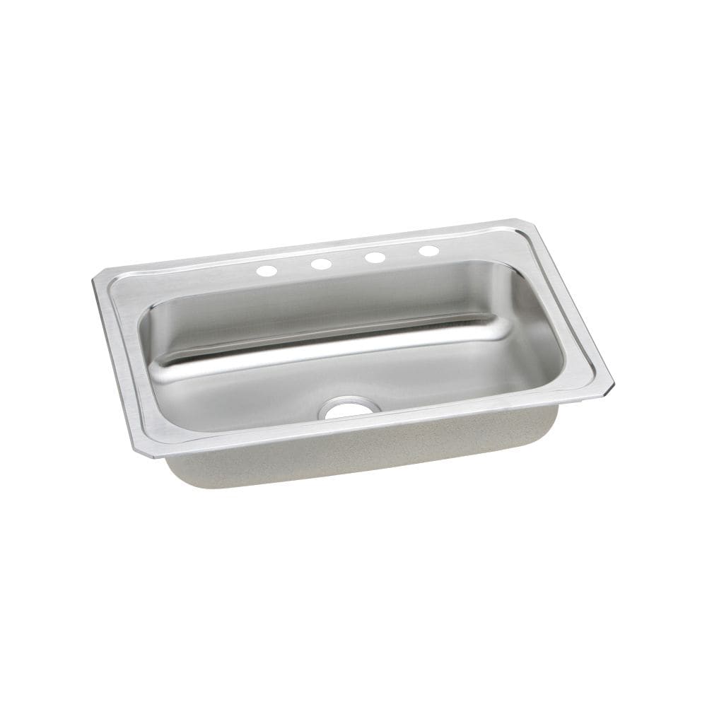 Elkay Drop In 33 In X 22 In Stainless Steel Single Bowl Kitchen Sink At   44391162 