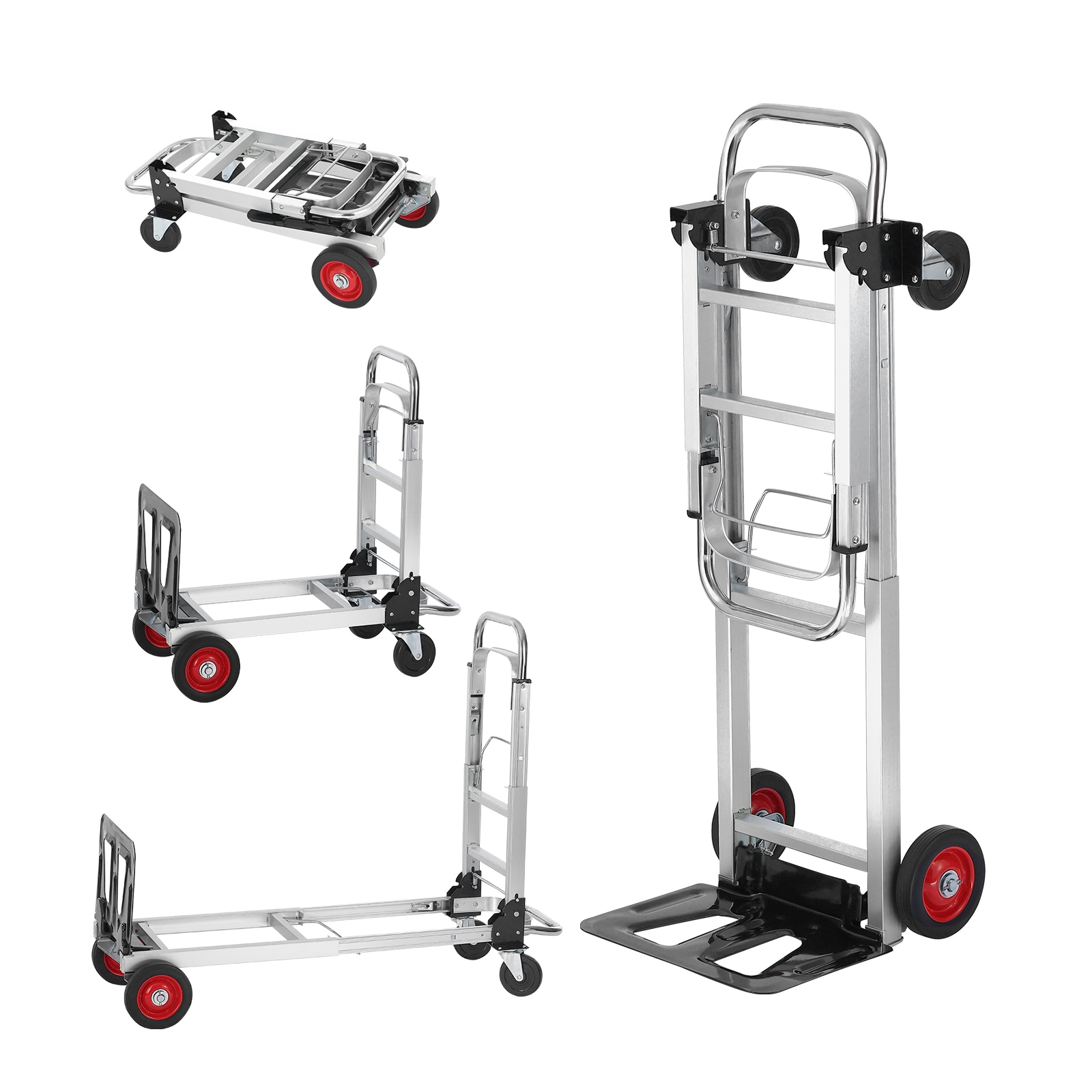 VEVOR DGNSTHC400BEDKOJOV0 400-cu ft Steel Dump Cart, Convertible to Push