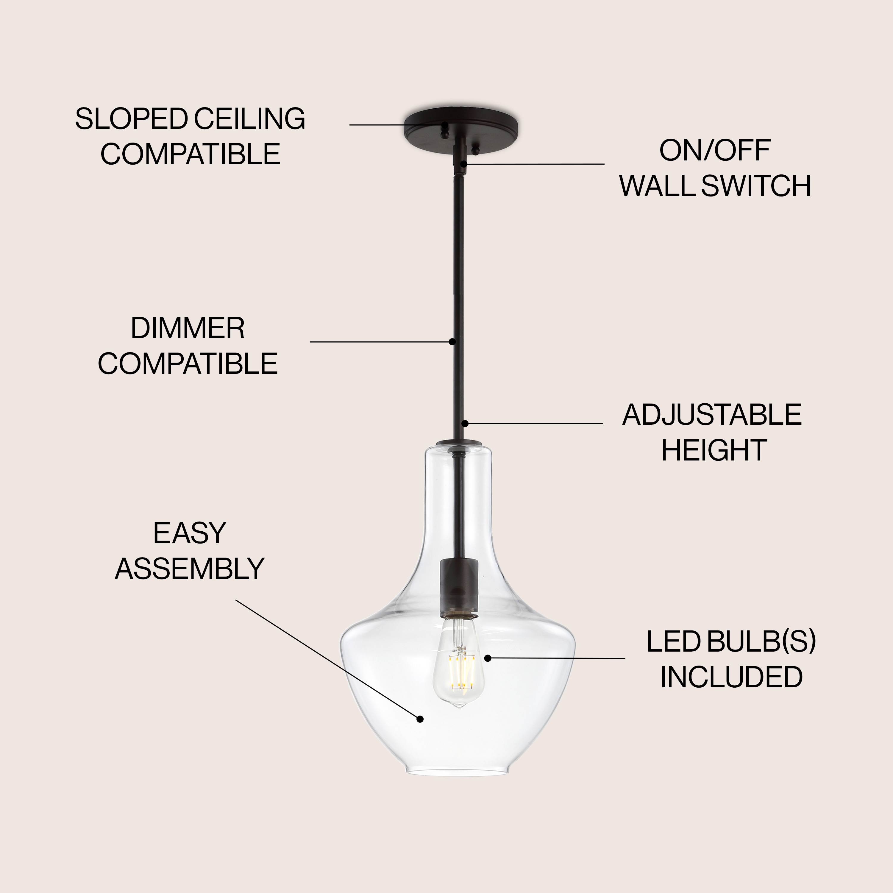 JONATHAN  Y JYL6400B Pendant-Lights - View #3