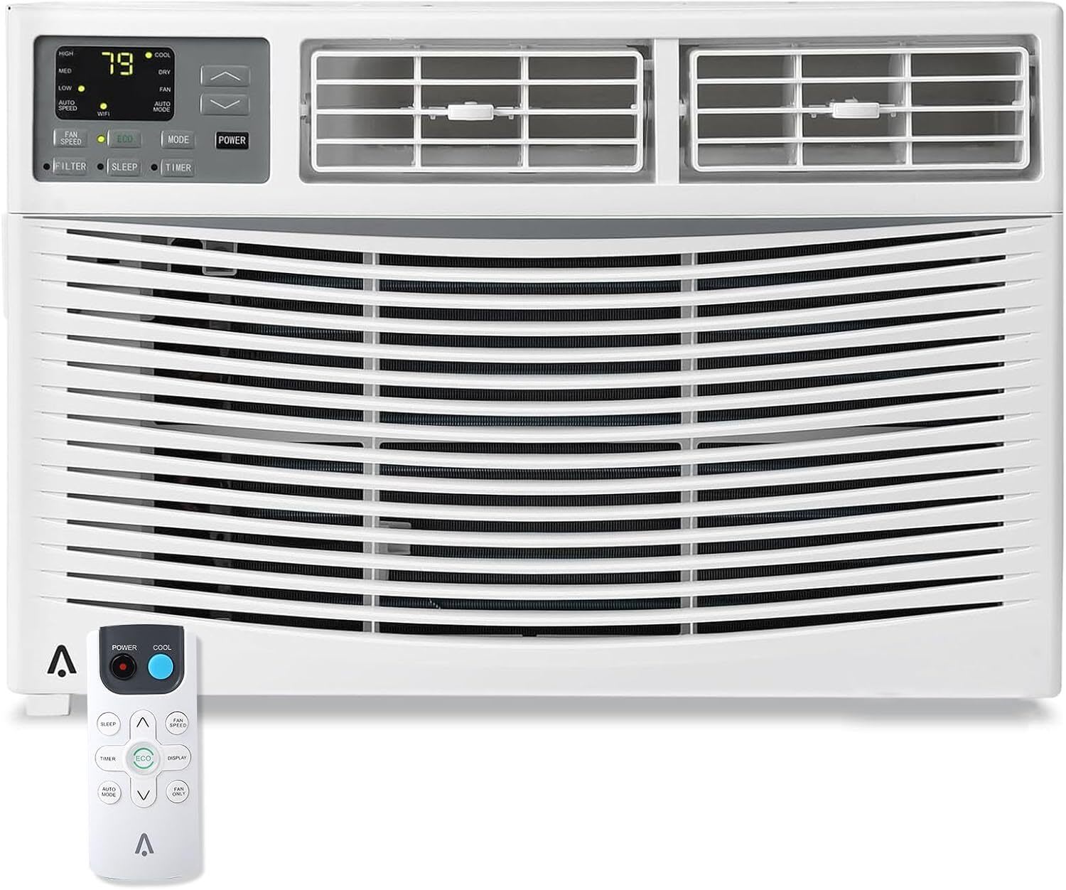WhizMax HQPHO-0WPX3CAE 8000BTU  Smart Window Air Conditioner with Remote Control  Dehumidification  Energy Efficient  Quiet Operation  350 Square Feet  110 115V