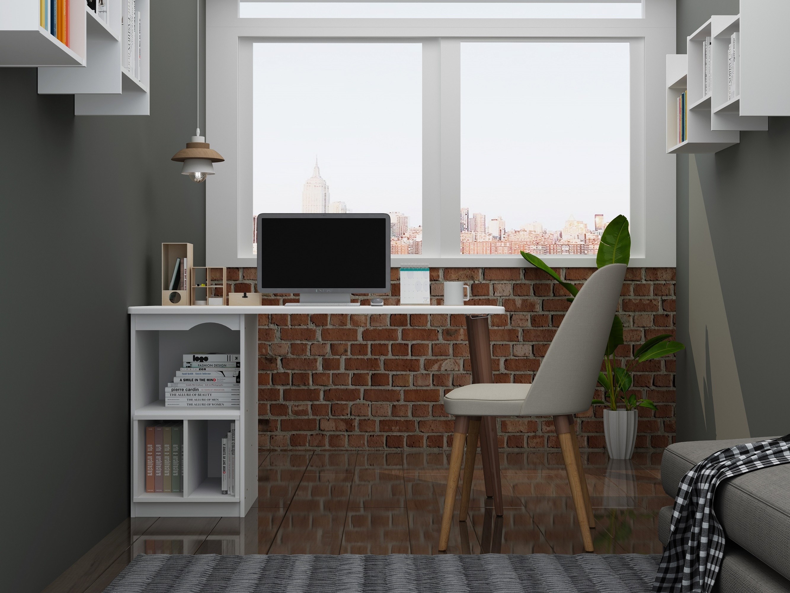Manhattan Comfort 22PMC1 Home-Office-Furniture-Sets - View #8