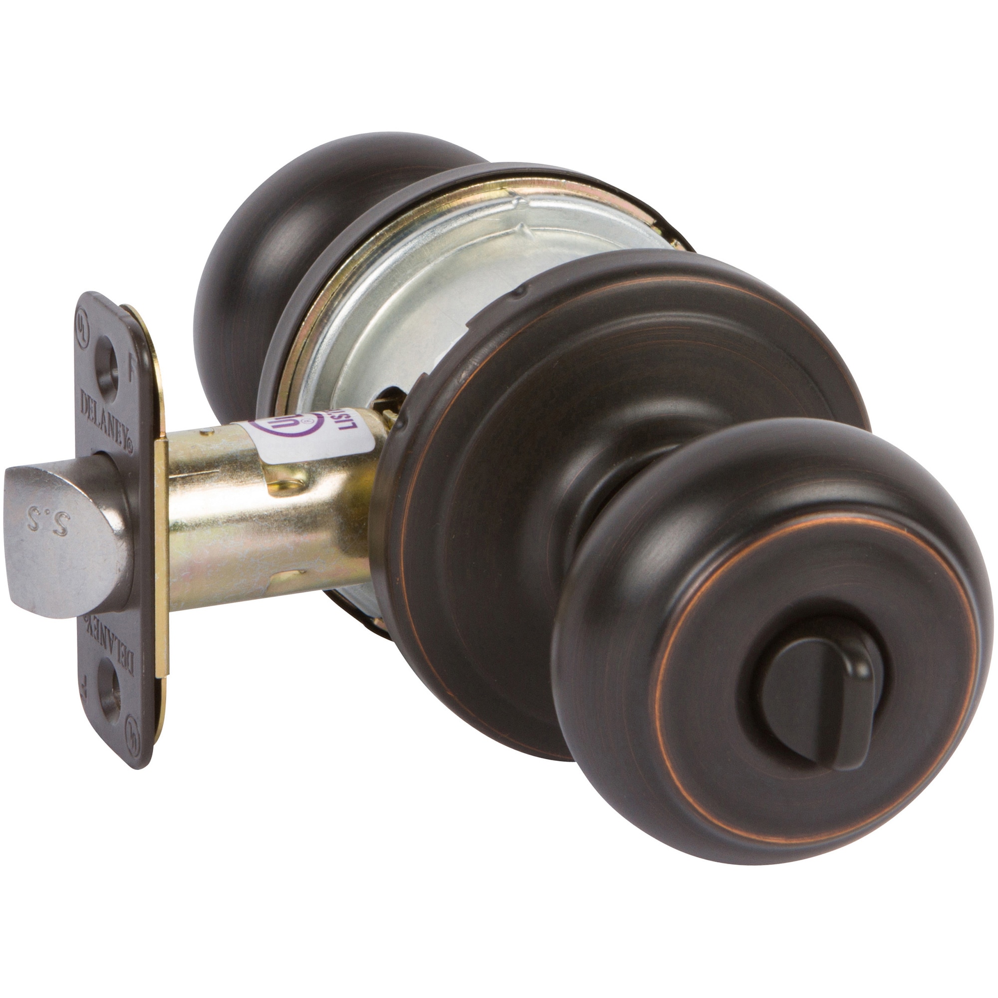 Delaney Hardware 311427 Orlyn Tuscany Bronze Exterior No deadbolt Keyed Entry Door Knob