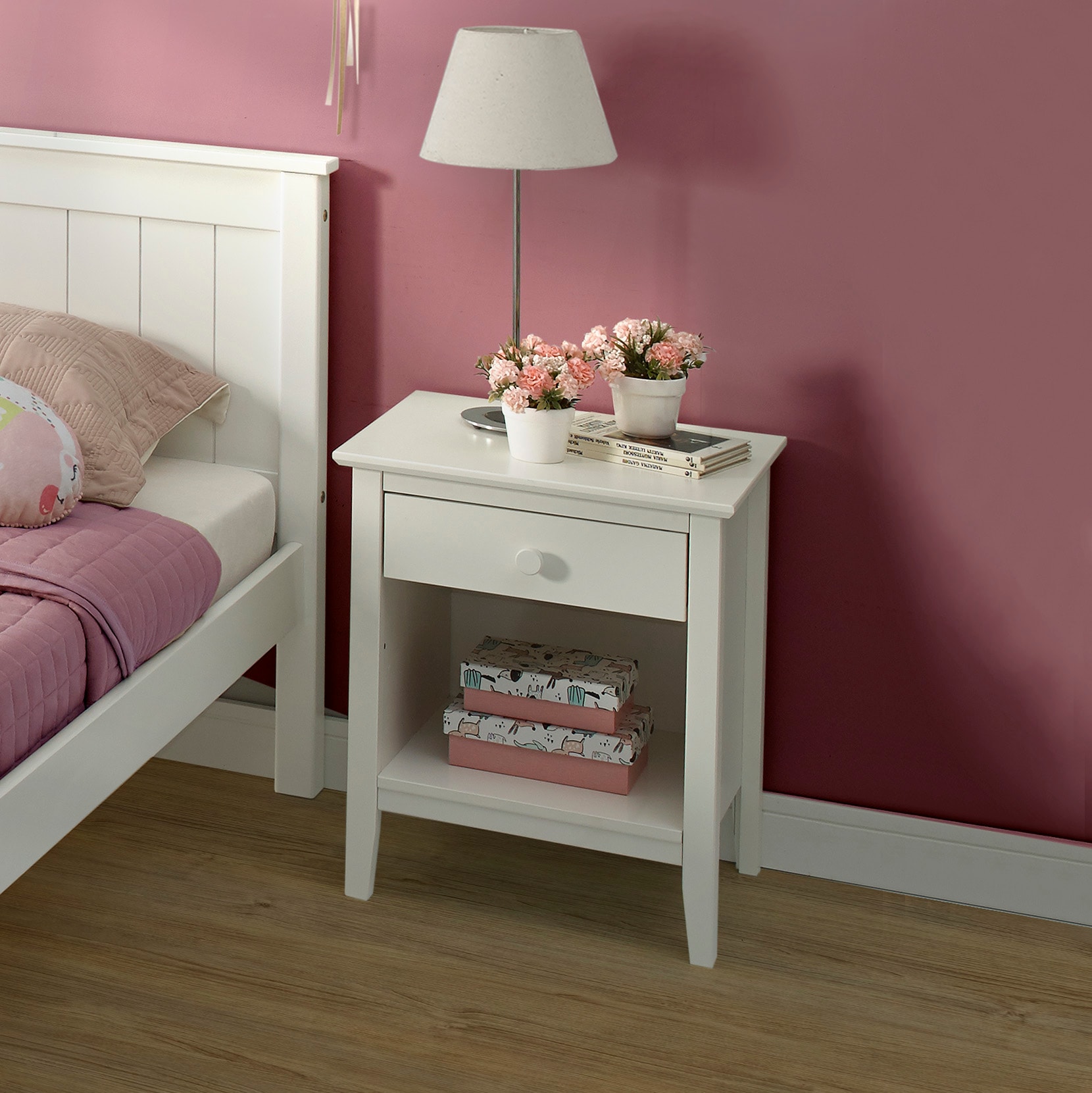 Alaterre Furniture AJSP01WH nightstands - View #2