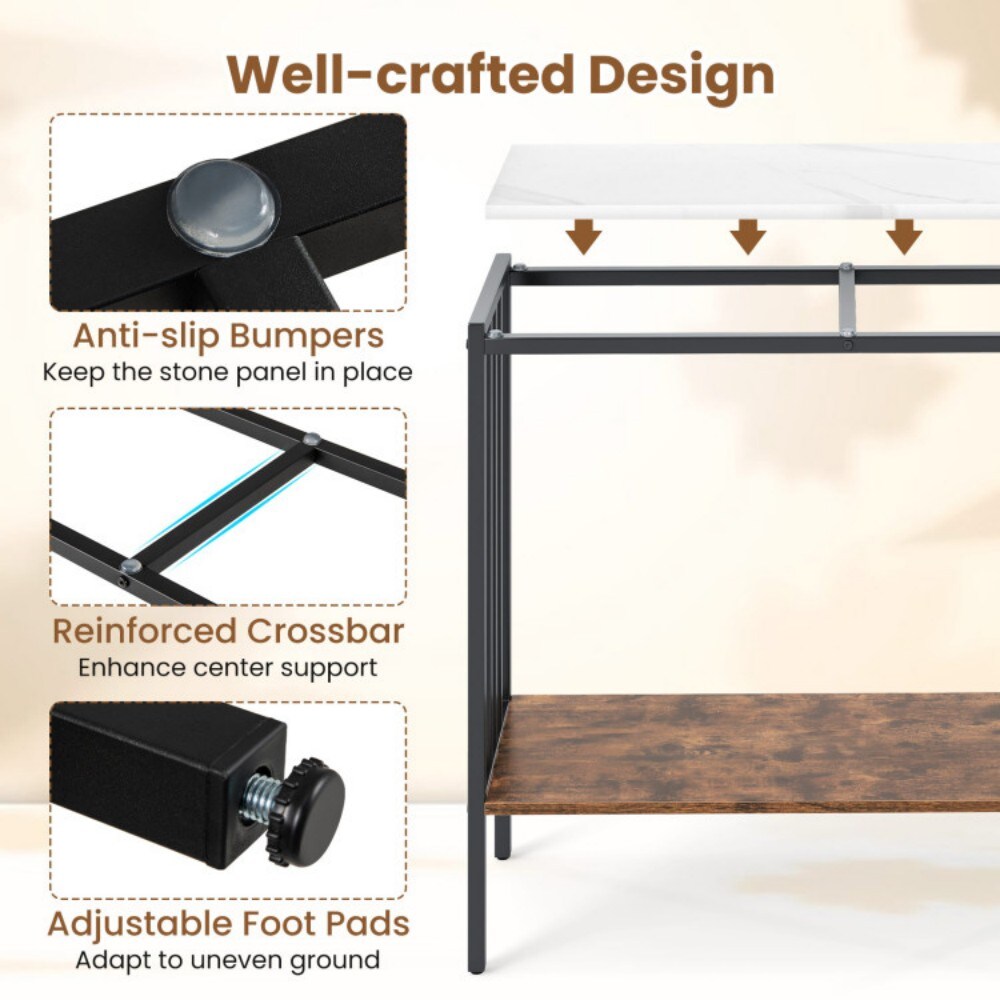 Clihome CL-CSF1-BK Console-Sofa-Tables - View #5