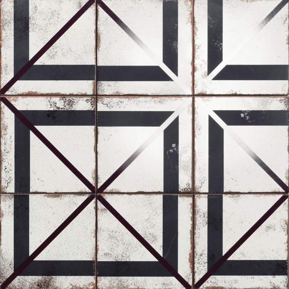 The Tile Life TLANC0808 Metallici Brown/Gray 8-in x 8-in Matte Porcelain Patterned Floor and Wall Tile (11-sq. ft/ Carton)