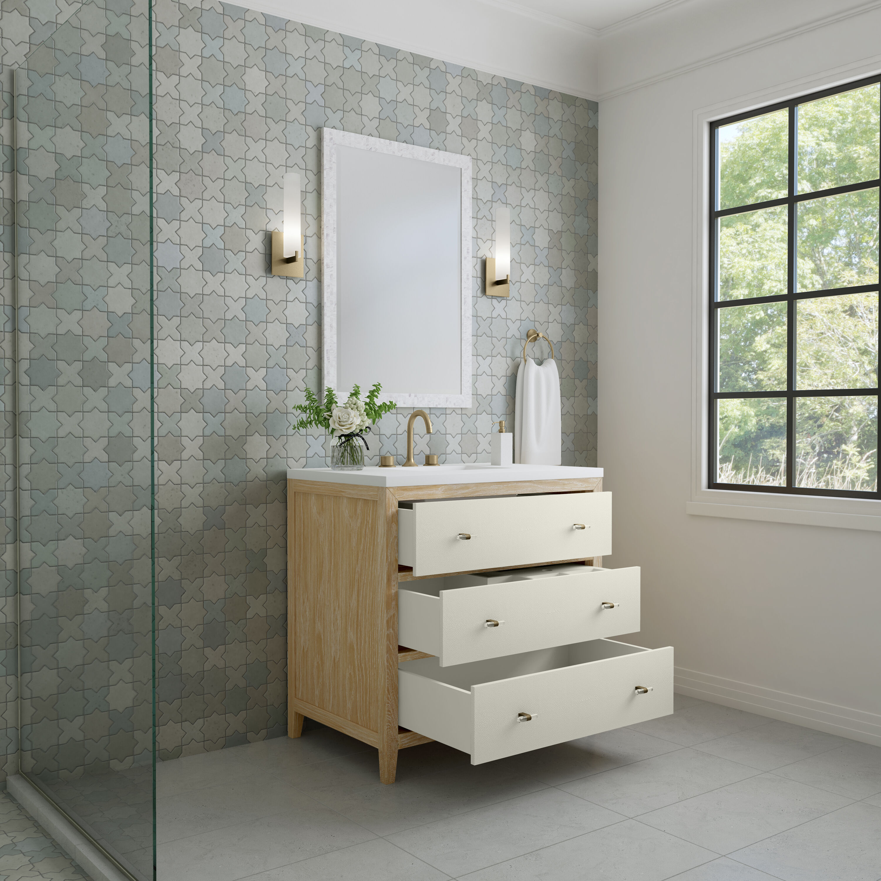 James Martin Vanities D604-V36-SHG-3WZ Bath-Vanity-Combo - View #4