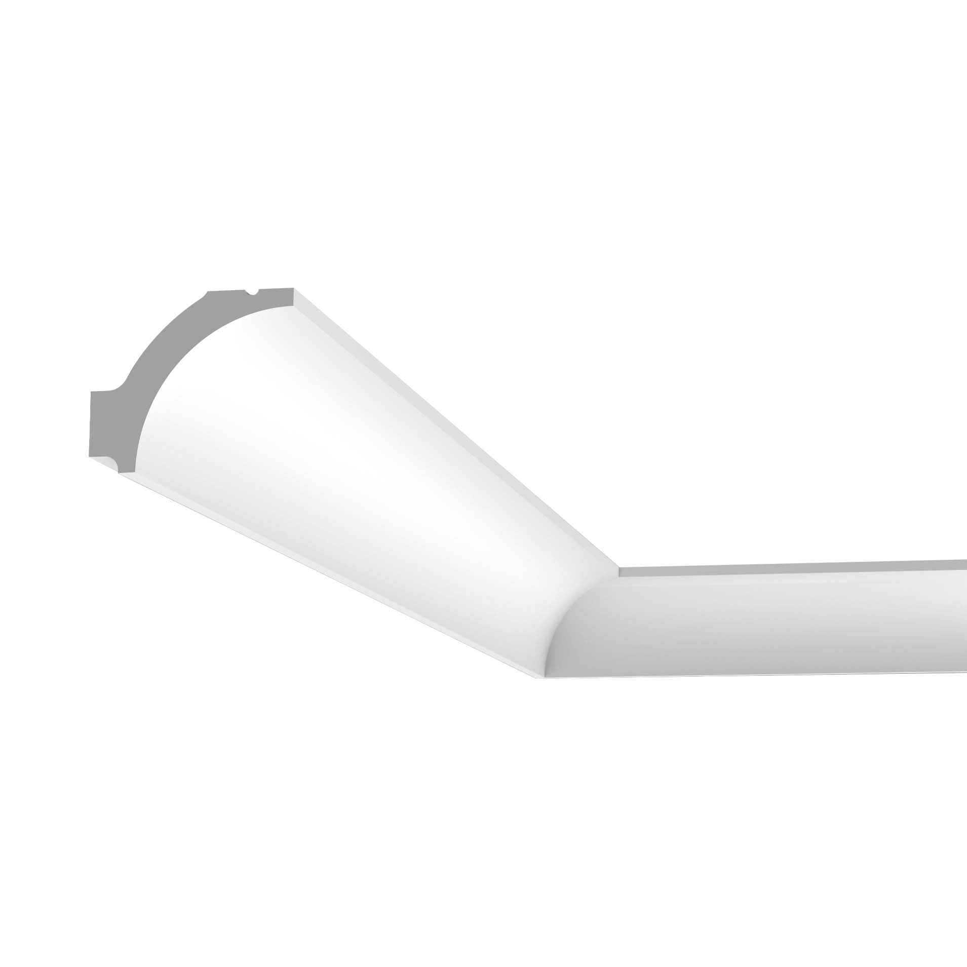 Orac Decor C260 Orac Crown Moulding 78-in Primed Polyurethane Crown Moulding