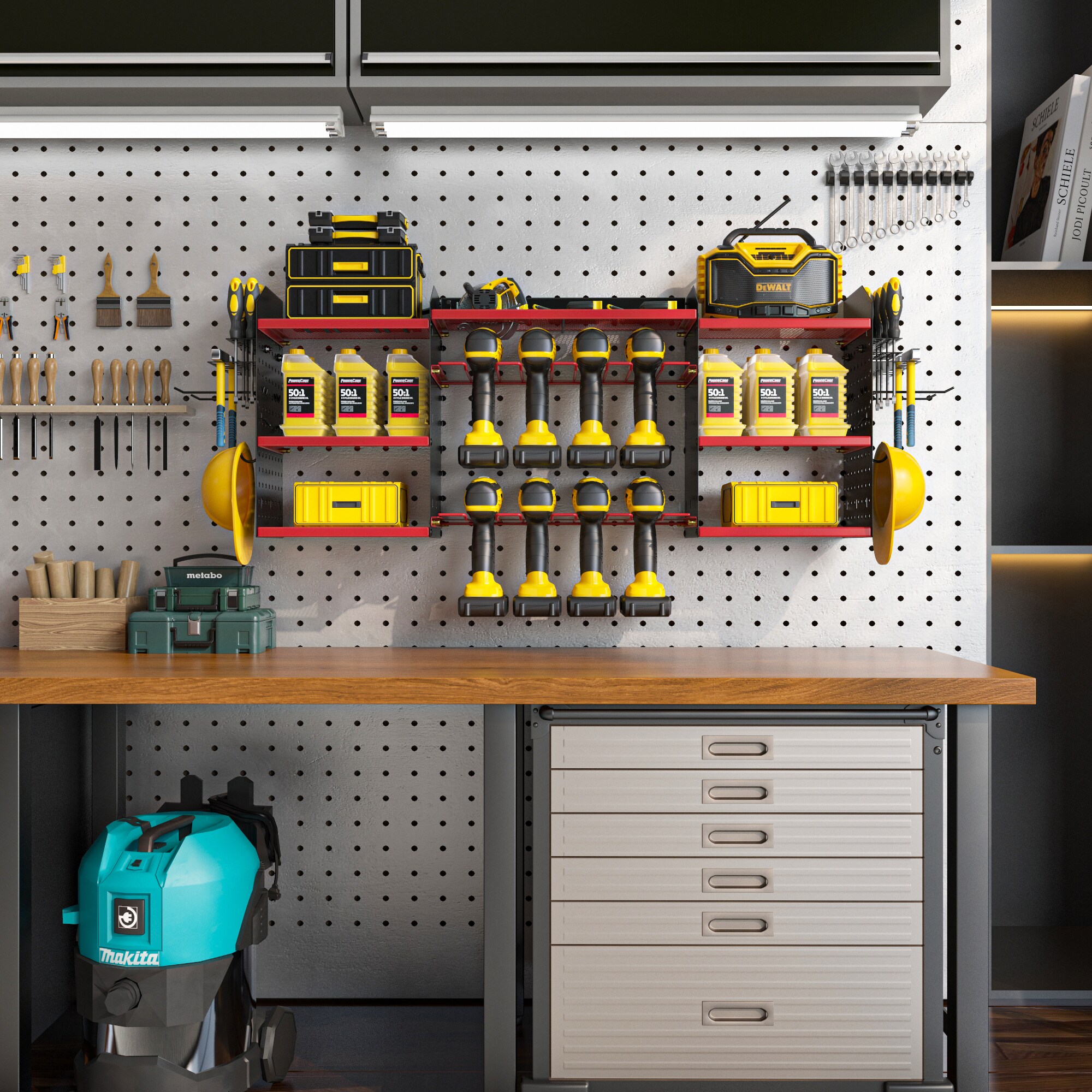 LOVMOR SF-Y-EGJJ-B-B+R Garage-Storage-Hooks - View #3