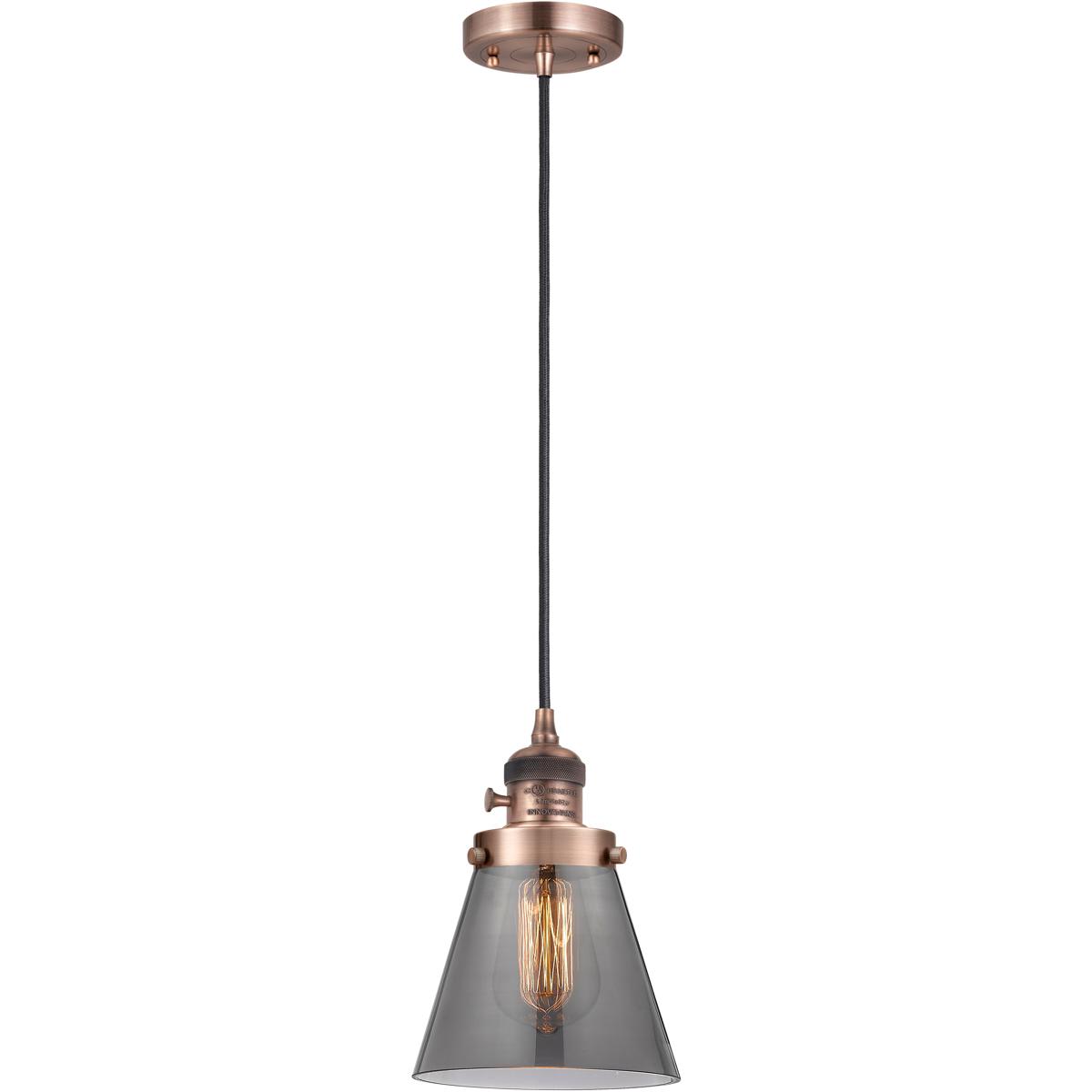 Innovations Lighting 2343385 201CSW-AC-G63-LED Franklin Restoration Cone Mini Pendant
