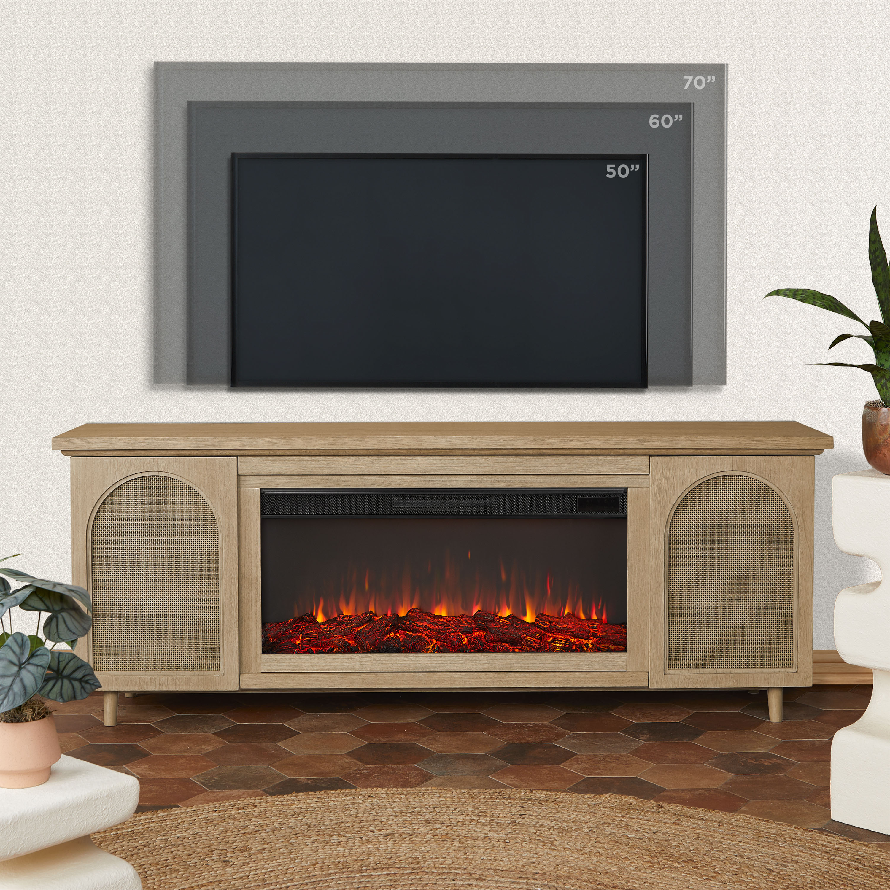Real Flame 13064E-WO Electric-Fireplaces - View #3
