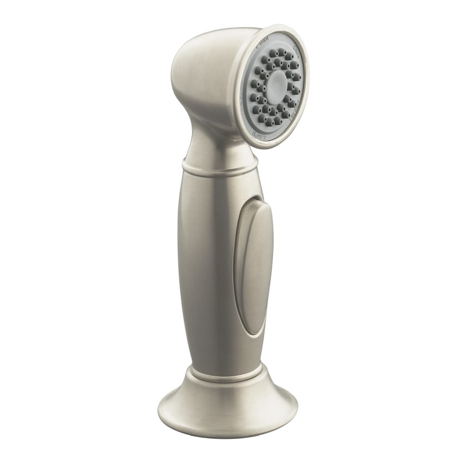 KOHLER 10101-BN Accent Vibrant Brushed Nickel Faucet Side Spray Assembly (PVC Braided 48-in)