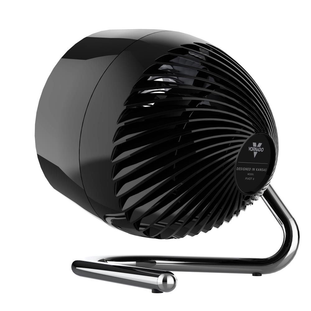 Vornado 9.1-in 120-Volt 4-Speed Indoor Black Floor Fan with Remote