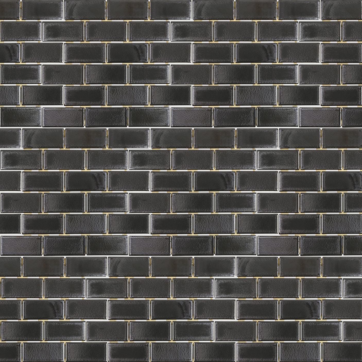 Boutique Ceramic LW2003005 Vintage Pewter Metallic 12-in x 12-in Metallic Porcelain Subway Mosaic Wall Tile ( 0.968-sq ft Piece )