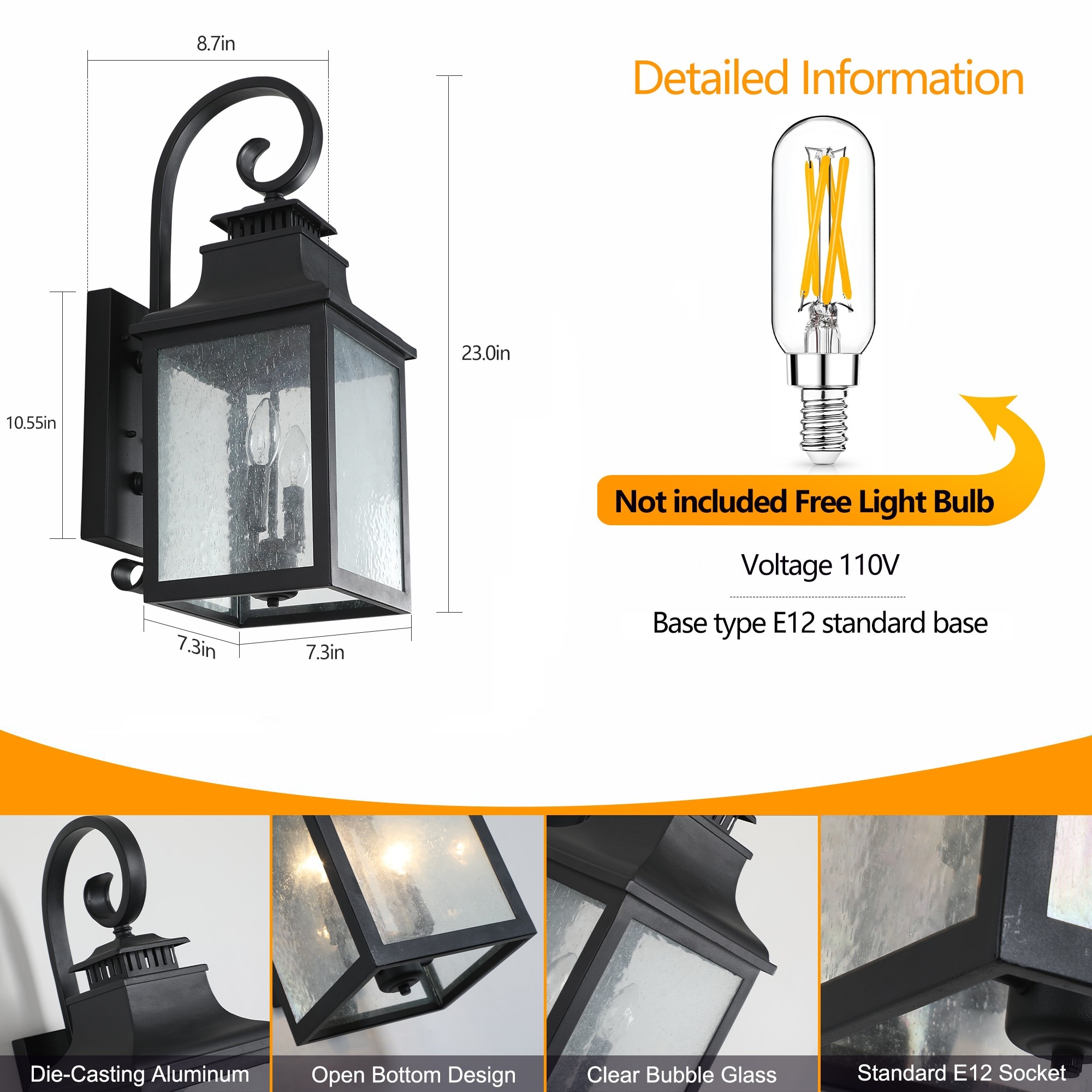 ToolCat BZ-3-59-SN Outdoor-Wall-Lighting - View #5