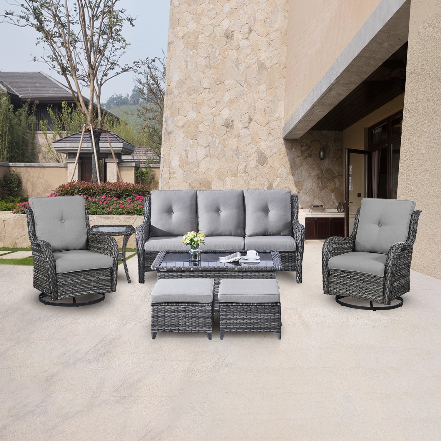 Rilyson FS015019026024016-2 Patio-Conversation-Sets - View #2