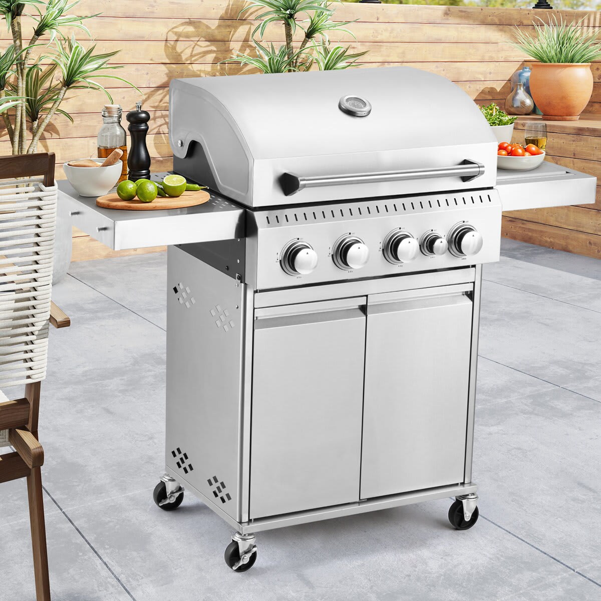 U-HOMY LY-193SR-OT Gas-Grill - View #8